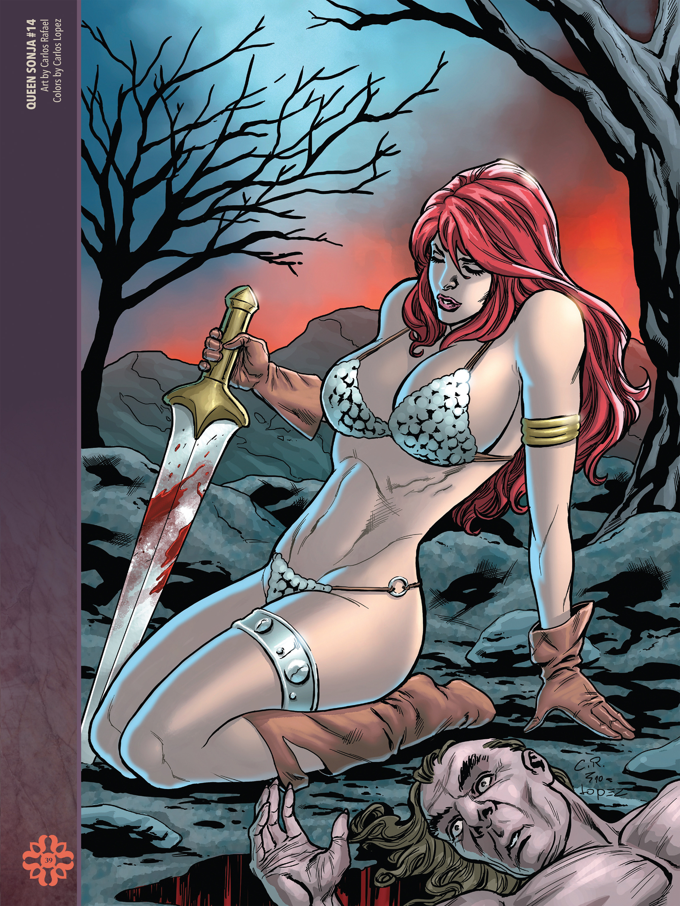 Read online The Art of Red Sonja comic -  Issue # TPB 2 (Part 1) - 39