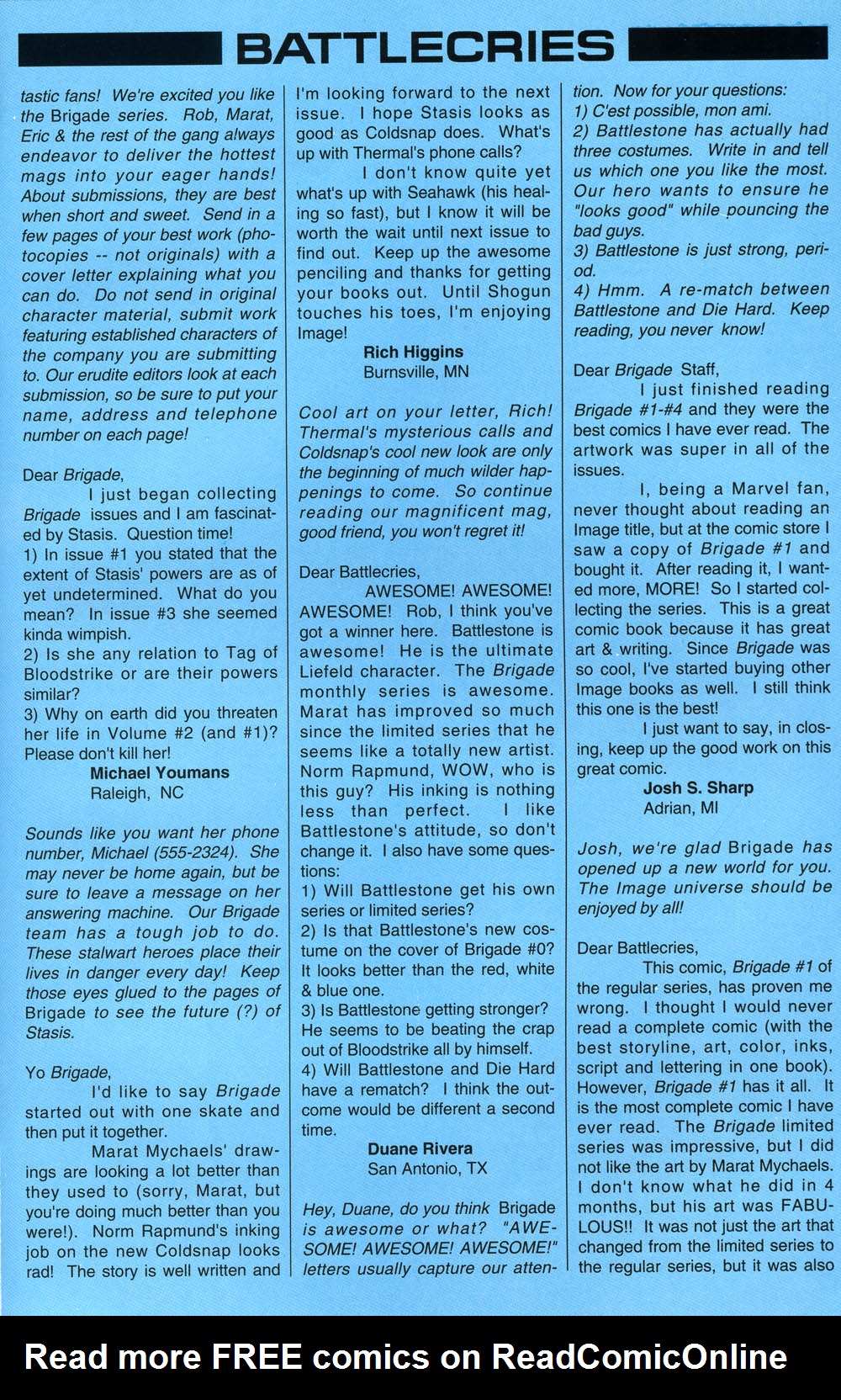 Read online Brigade (1993) comic -  Issue #3 - 25