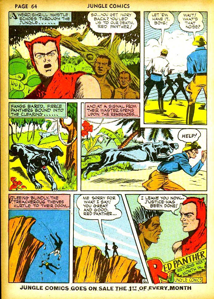 Read online Jungle Comics comic -  Issue #23 - 68