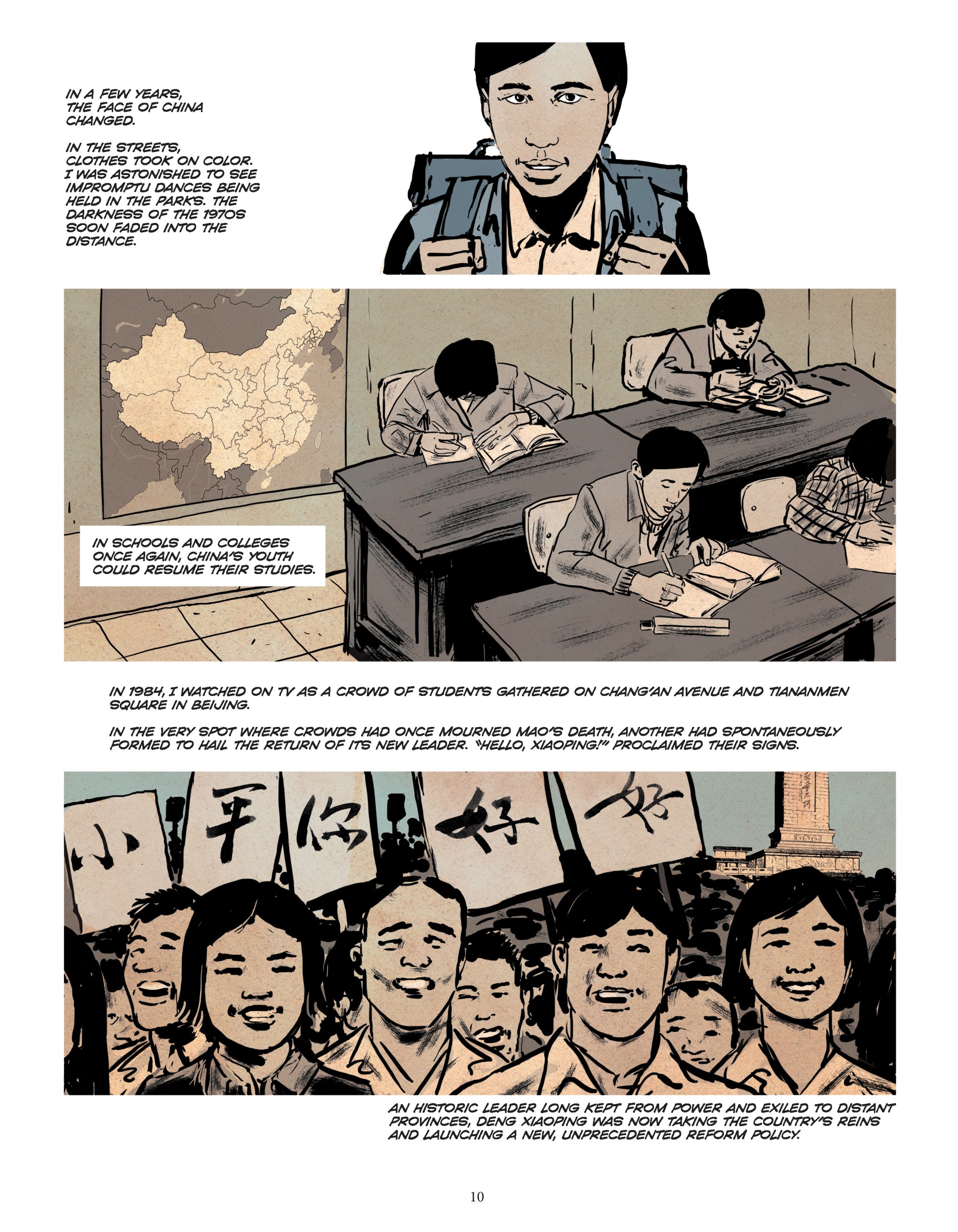 Read online Tiananmen 1989: Our Shattered Hopes comic -  Issue # TPB - 14