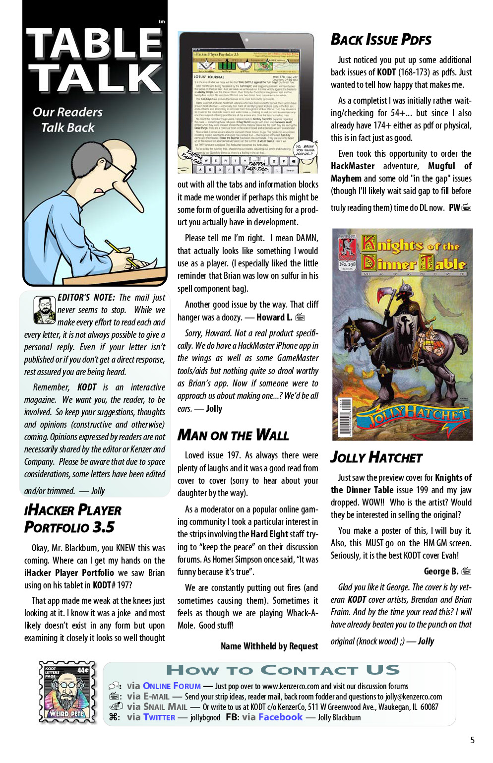 Read online Knights of the Dinner Table comic -  Issue #199 - 7