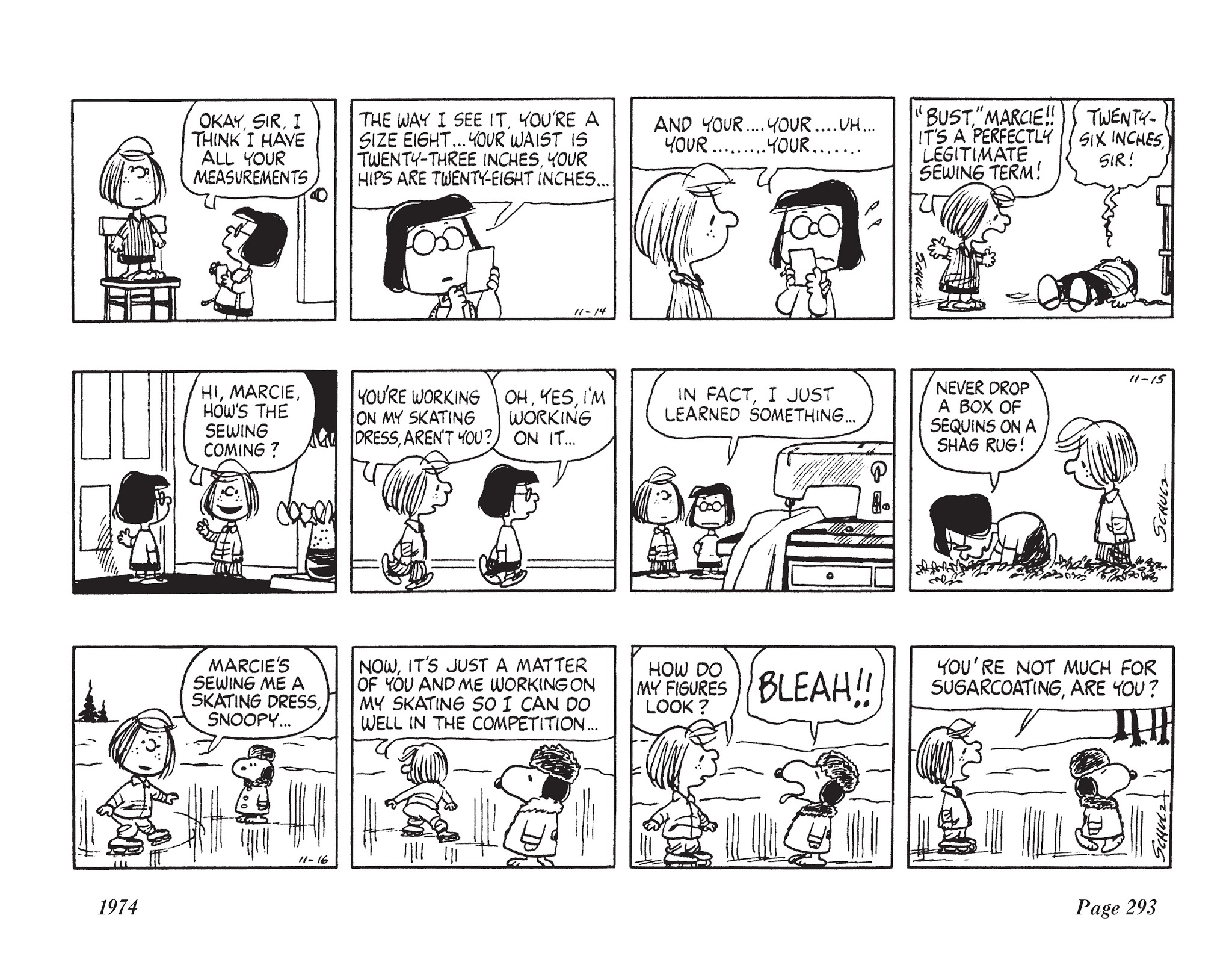 Read online The Complete Peanuts comic -  Issue # TPB 12 - 307