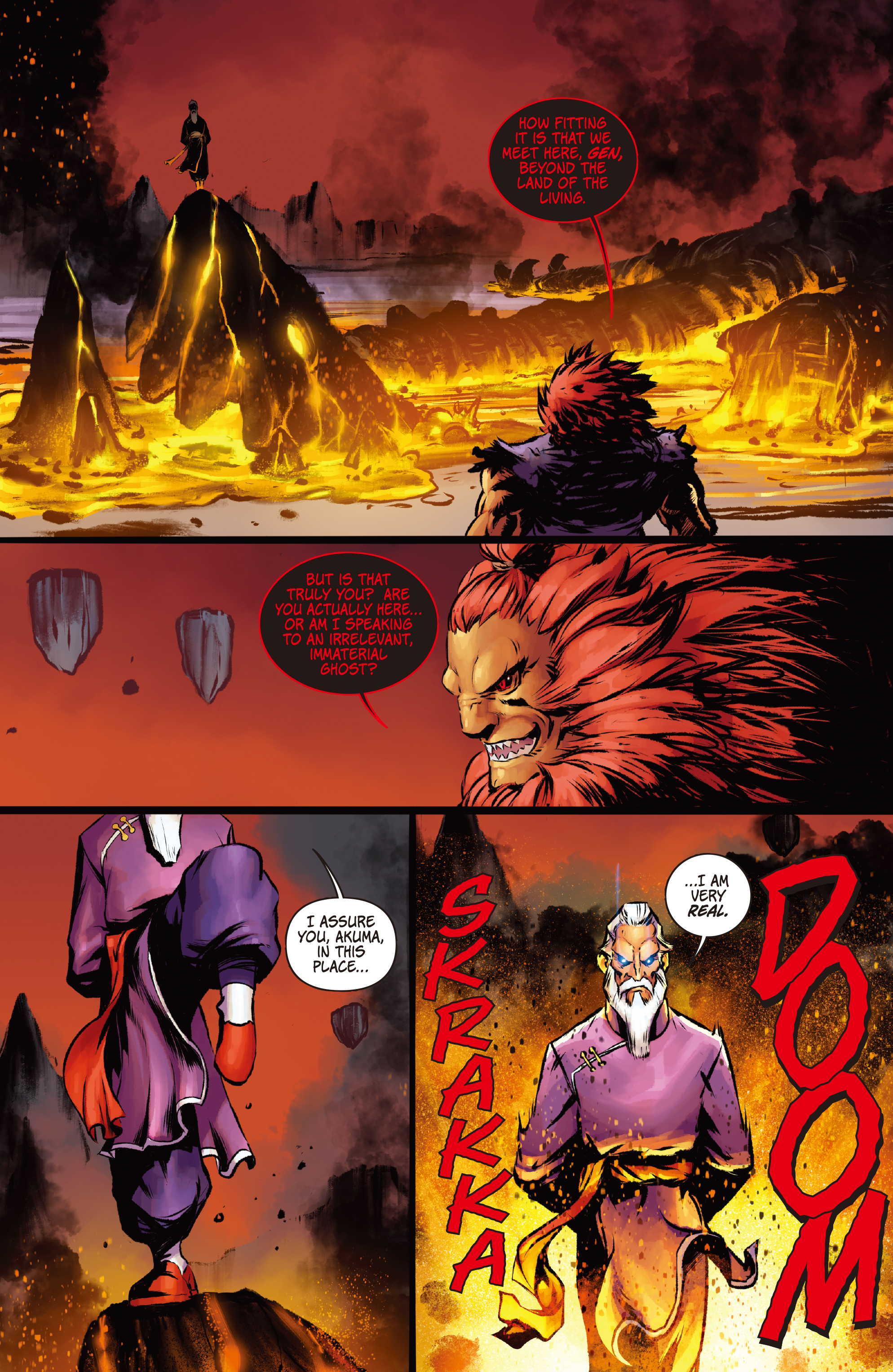 Read online Street Fighter One-shots comic -  Issue # Akuma VS Hell - 14
