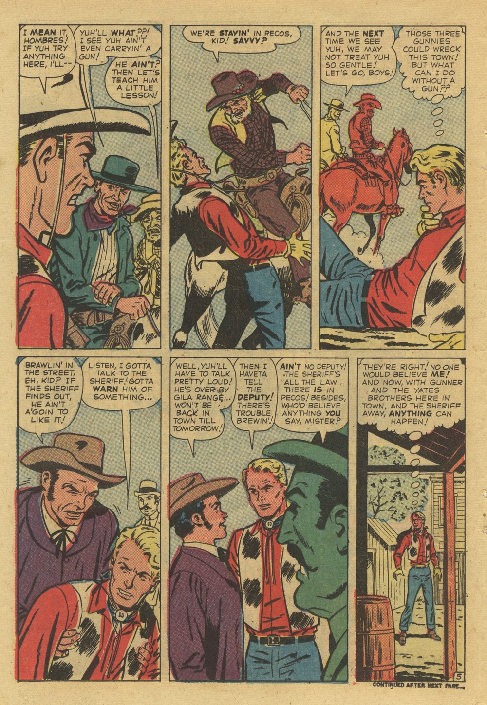 Read online Kid Colt Outlaw comic -  Issue #87 - 14