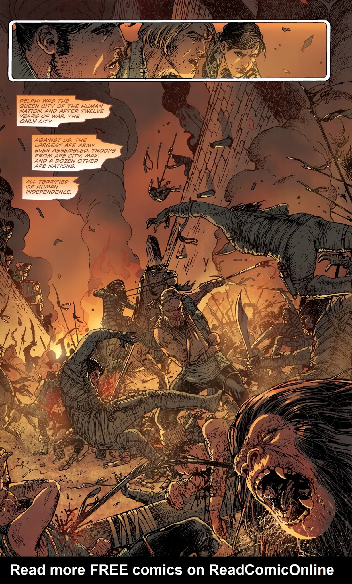 Read online Planet of the Apes (2011) comic -  Issue #6 - 10