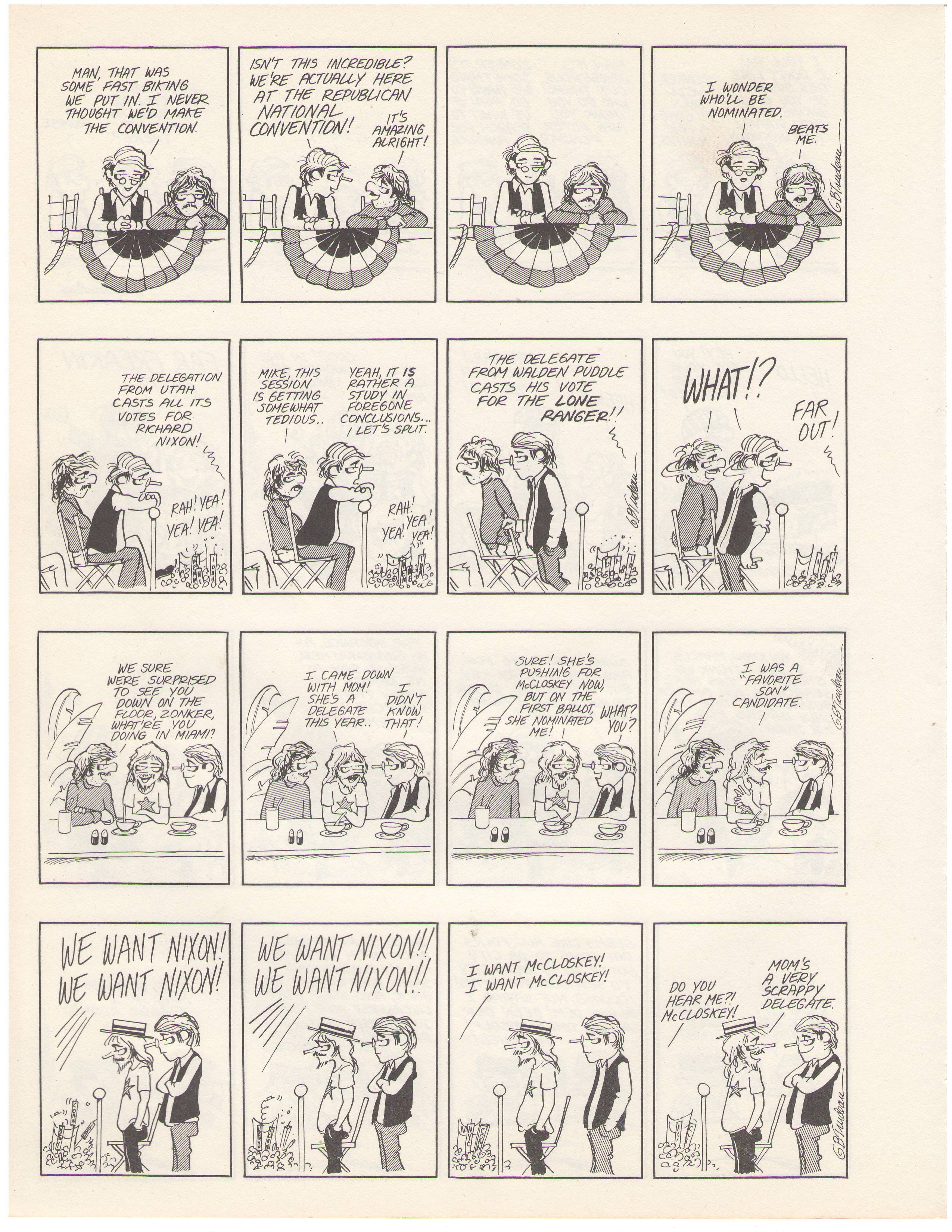 Read online The Doonesbury Chronicles comic -  Issue # TPB (Part 1) - 58