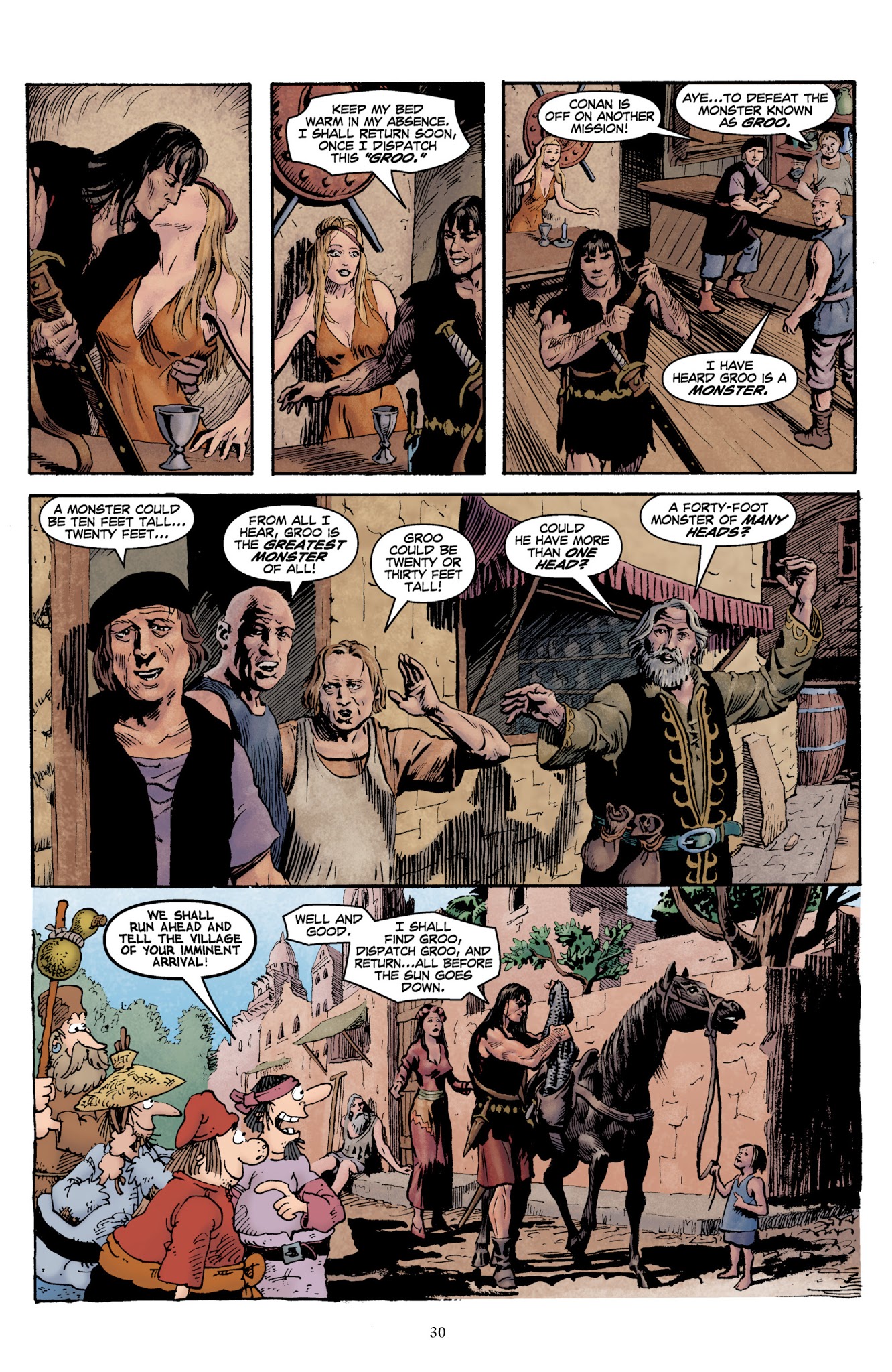 Read online Groo vs. Conan comic -  Issue # TPB - 32