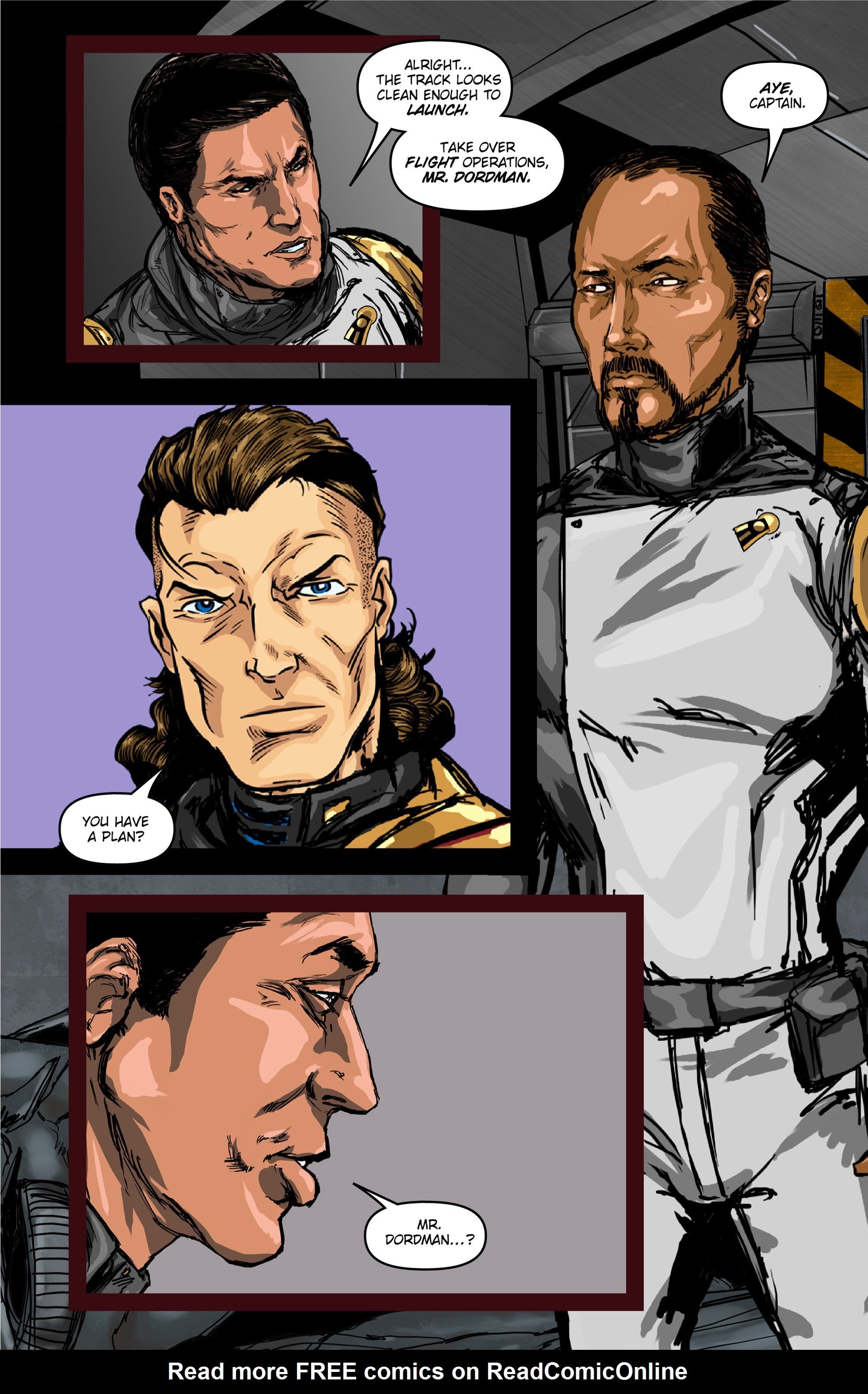 Read online William Shatner's Man O' War comic -  Issue #7 - 9