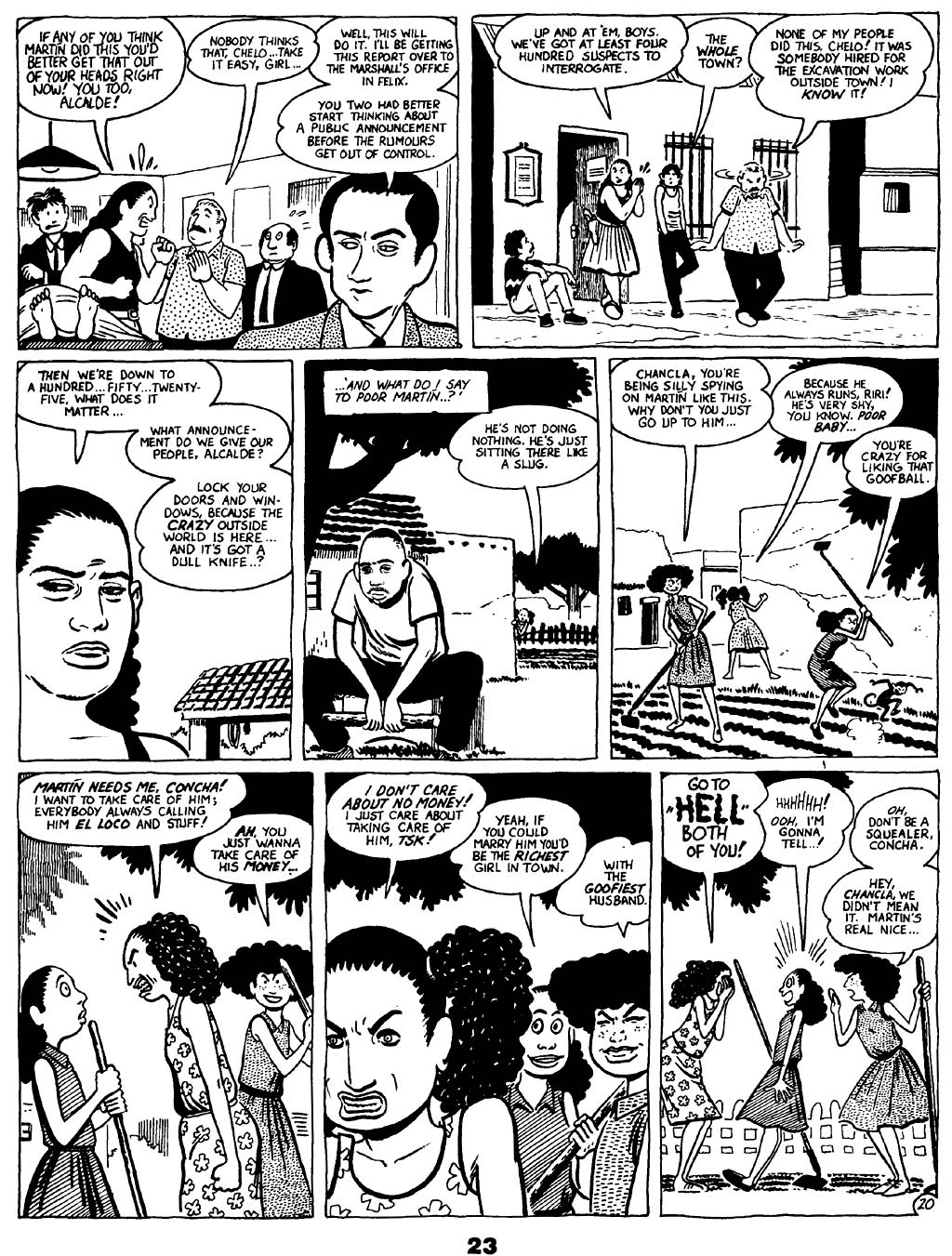 Read online Love and Rockets (1982) comic -  Issue #22 - 25