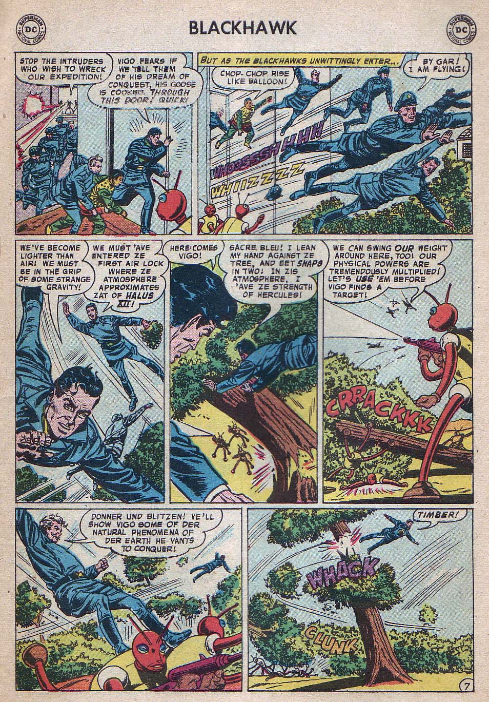 Read online Blackhawk (1957) comic -  Issue #126 - 9