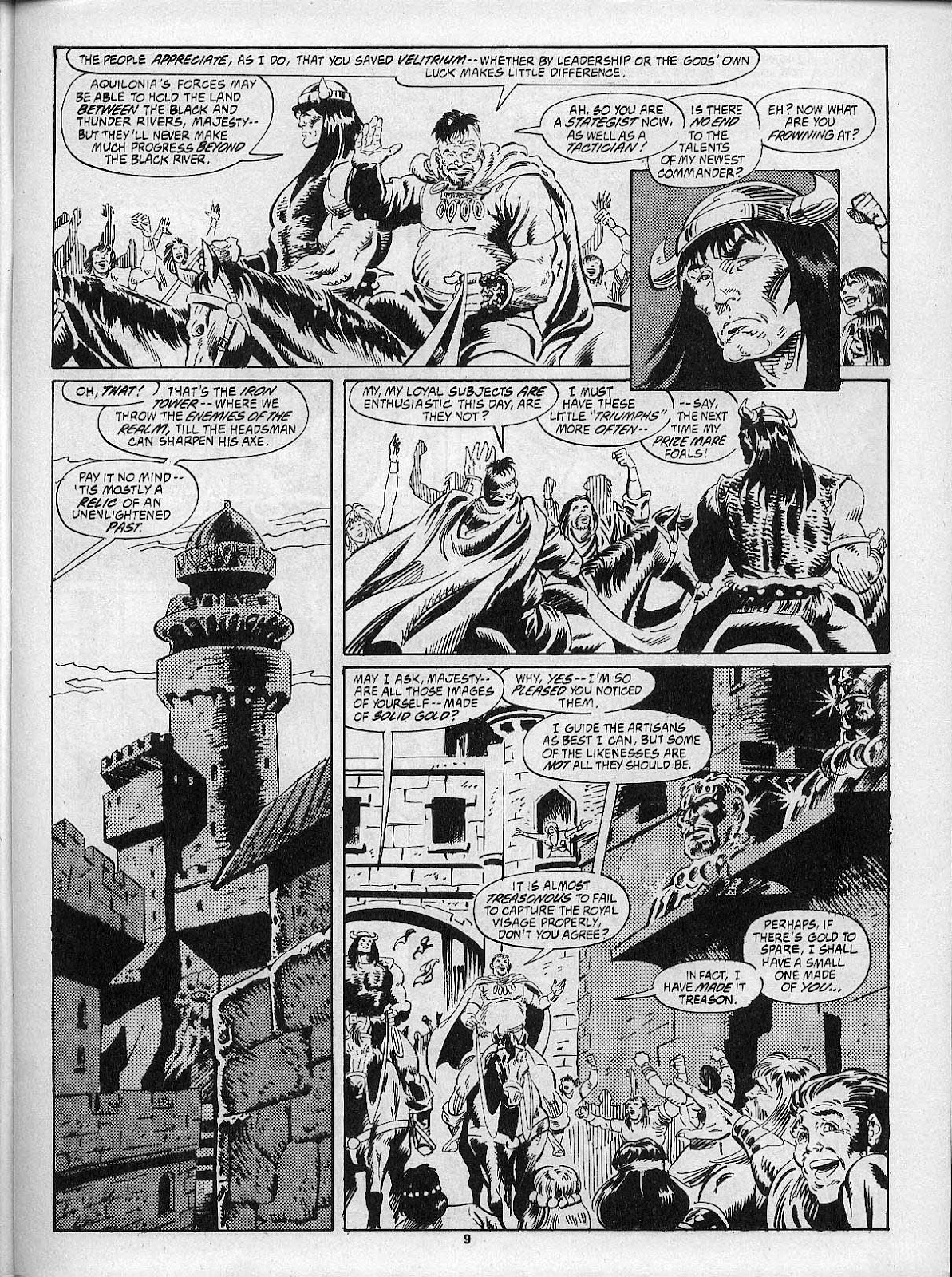 The Savage Sword Of Conan issue 201 - Page 11