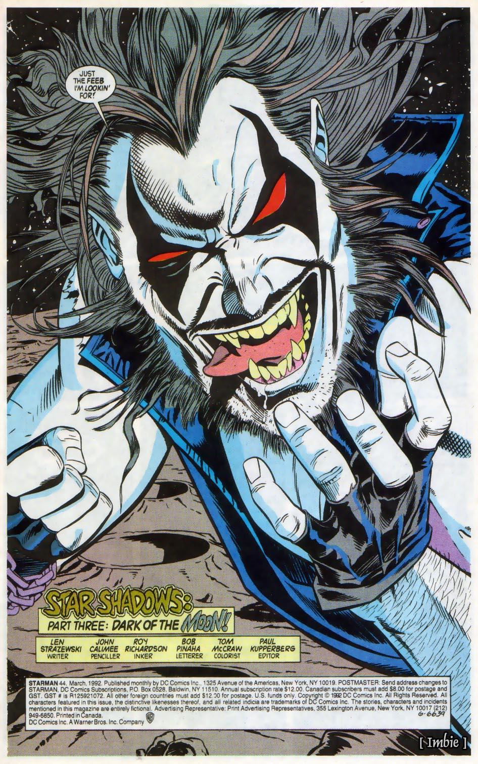 Read online Starman (1988) comic -  Issue #44 - 2