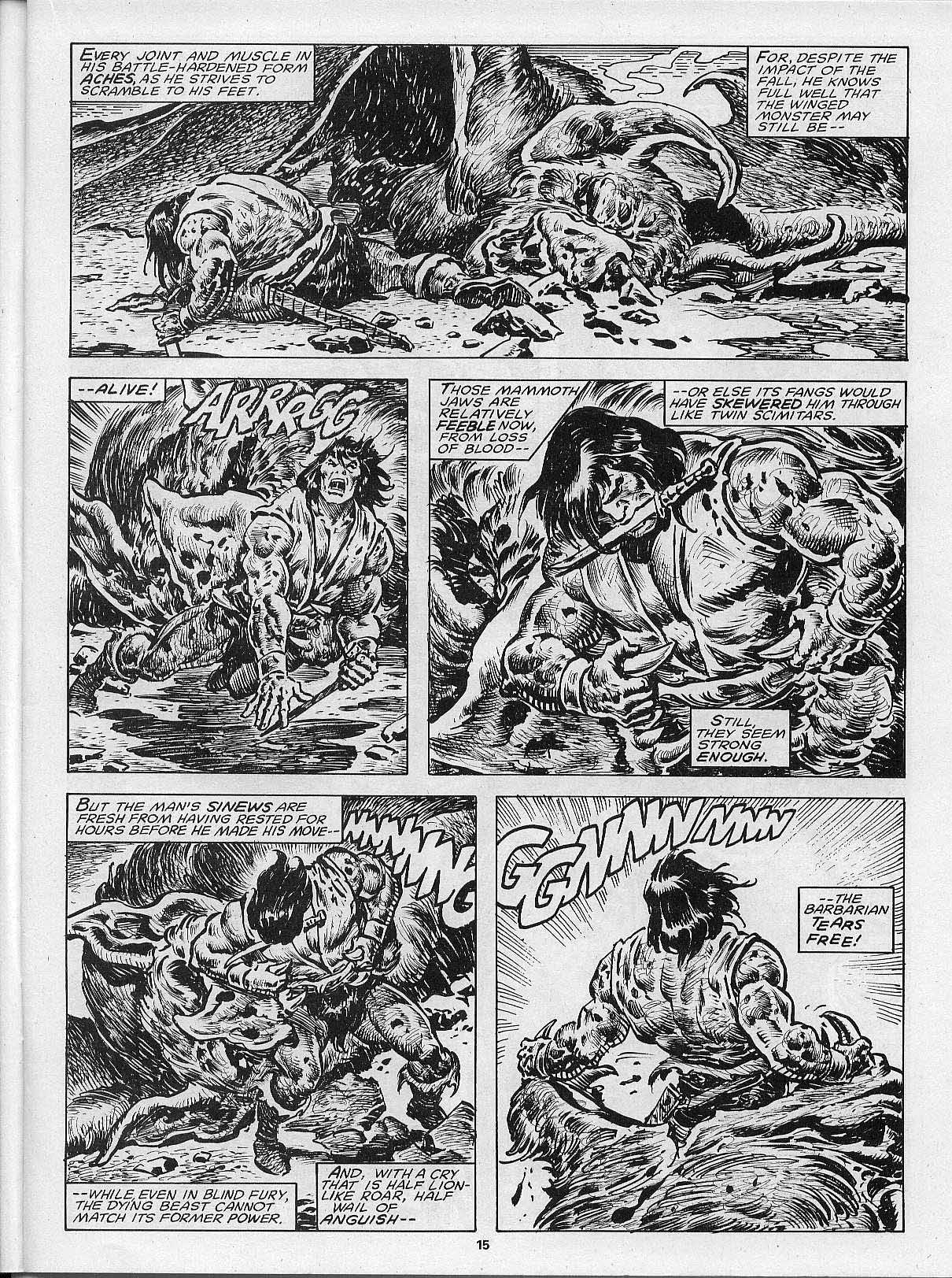 Read online The Savage Sword Of Conan comic -  Issue #200 - 17