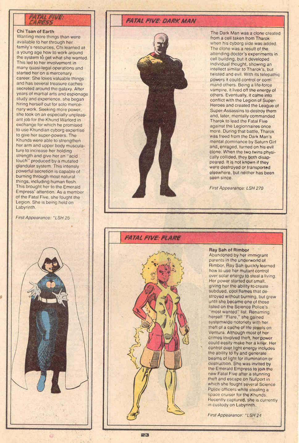Read online Who's Who in the Legion of Super-Heroes comic -  Issue #2 - 25
