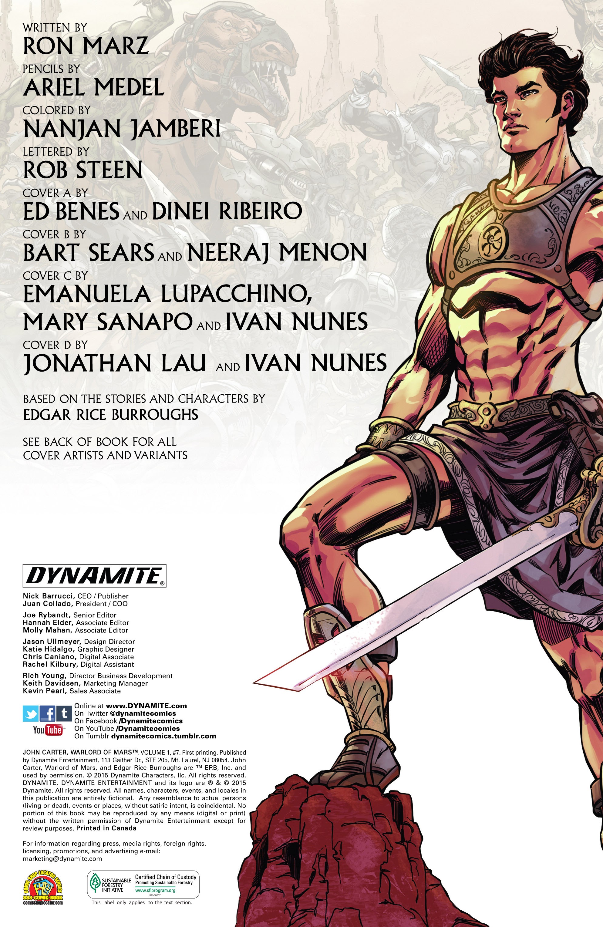 Read online John Carter, Warlord of Mars (2014) comic -  Issue #7 - 4