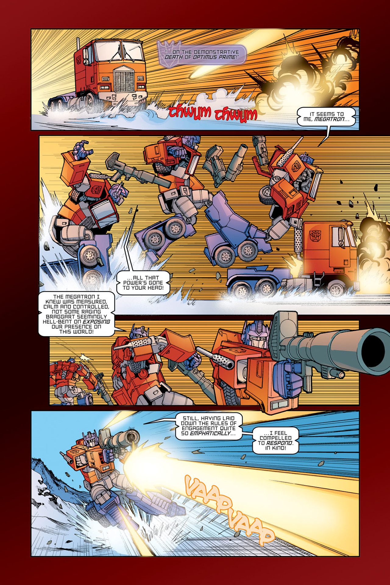 Read online The Transformers: Escalation comic -  Issue #5 - 8