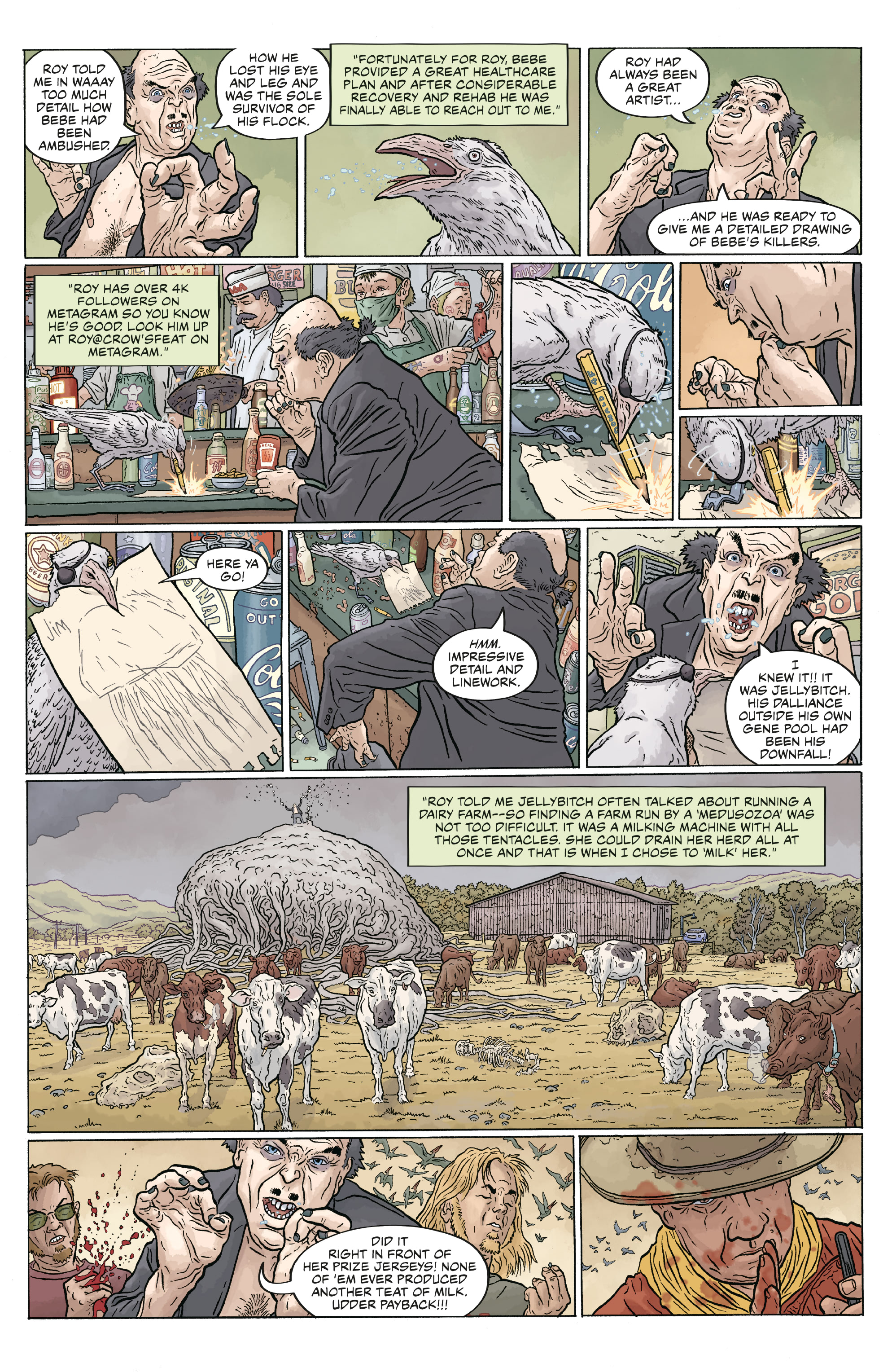 Read online Shaolin Cowboy: Cruel to Be Kin comic -  Issue #6 - 6