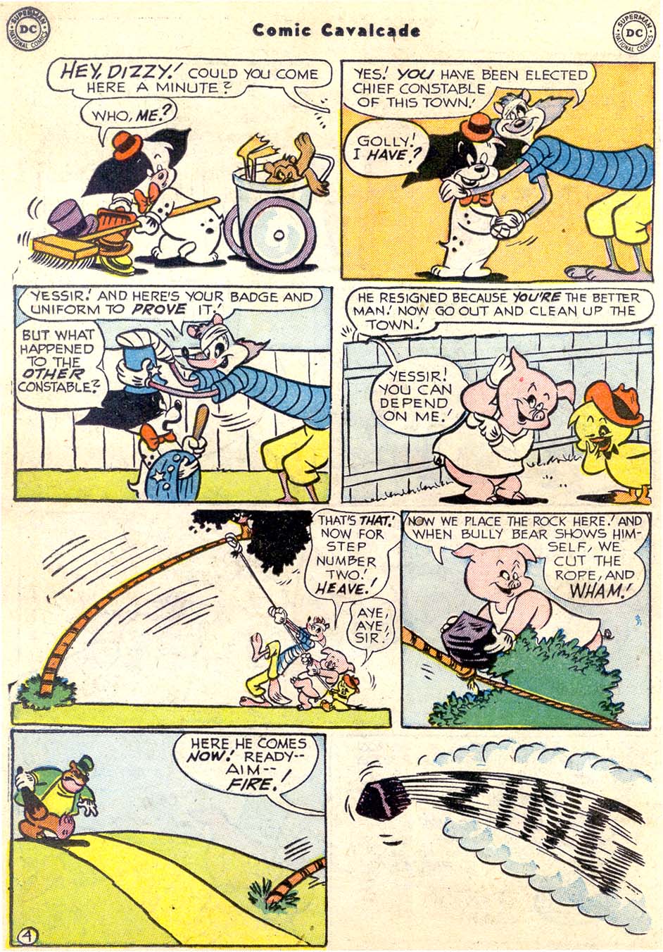 Read online Comic Cavalcade comic -  Issue #54 - 34