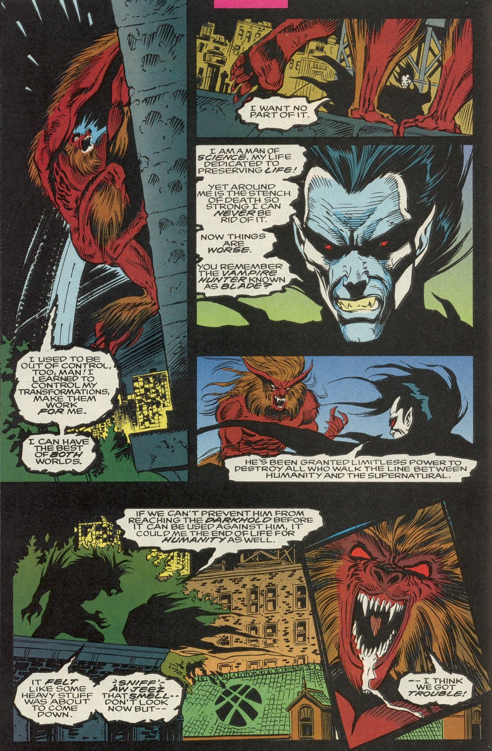 Read online Morbius: The Living Vampire (1992) comic -  Issue #12 - 12