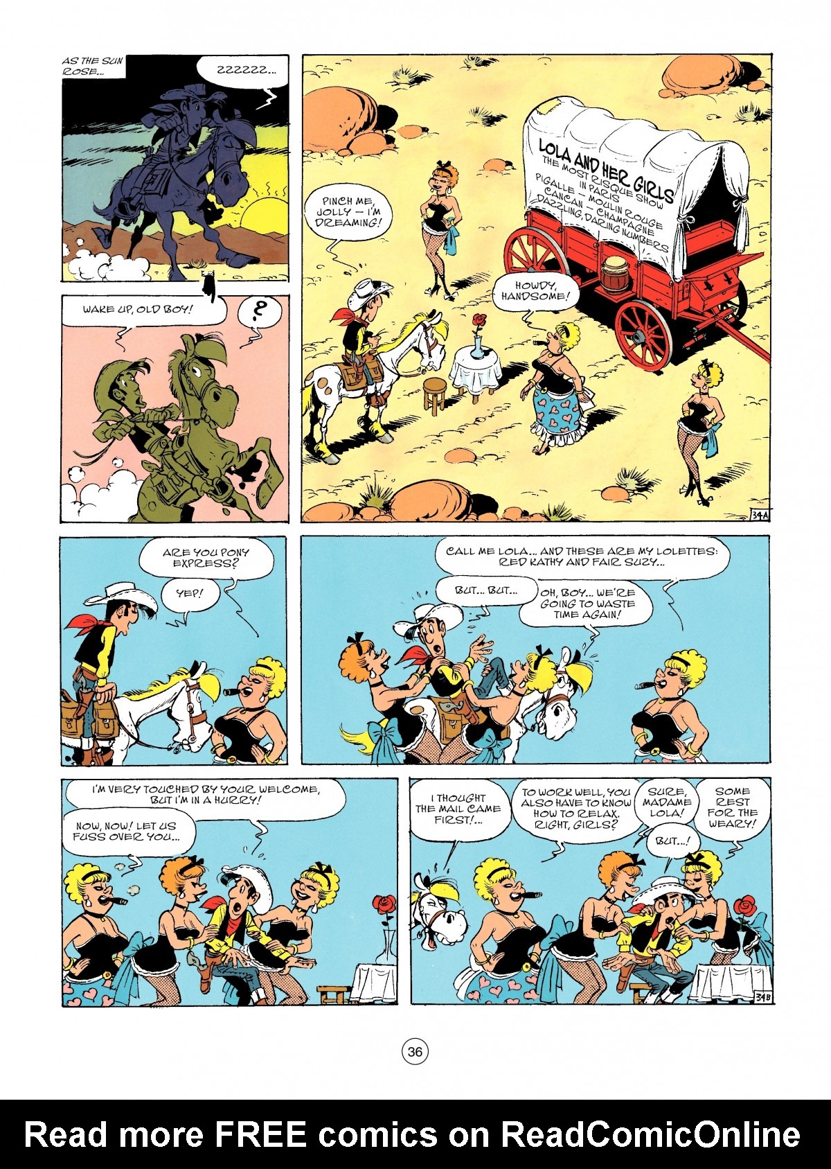 Read online A Lucky Luke Adventure comic -  Issue #46 - 36