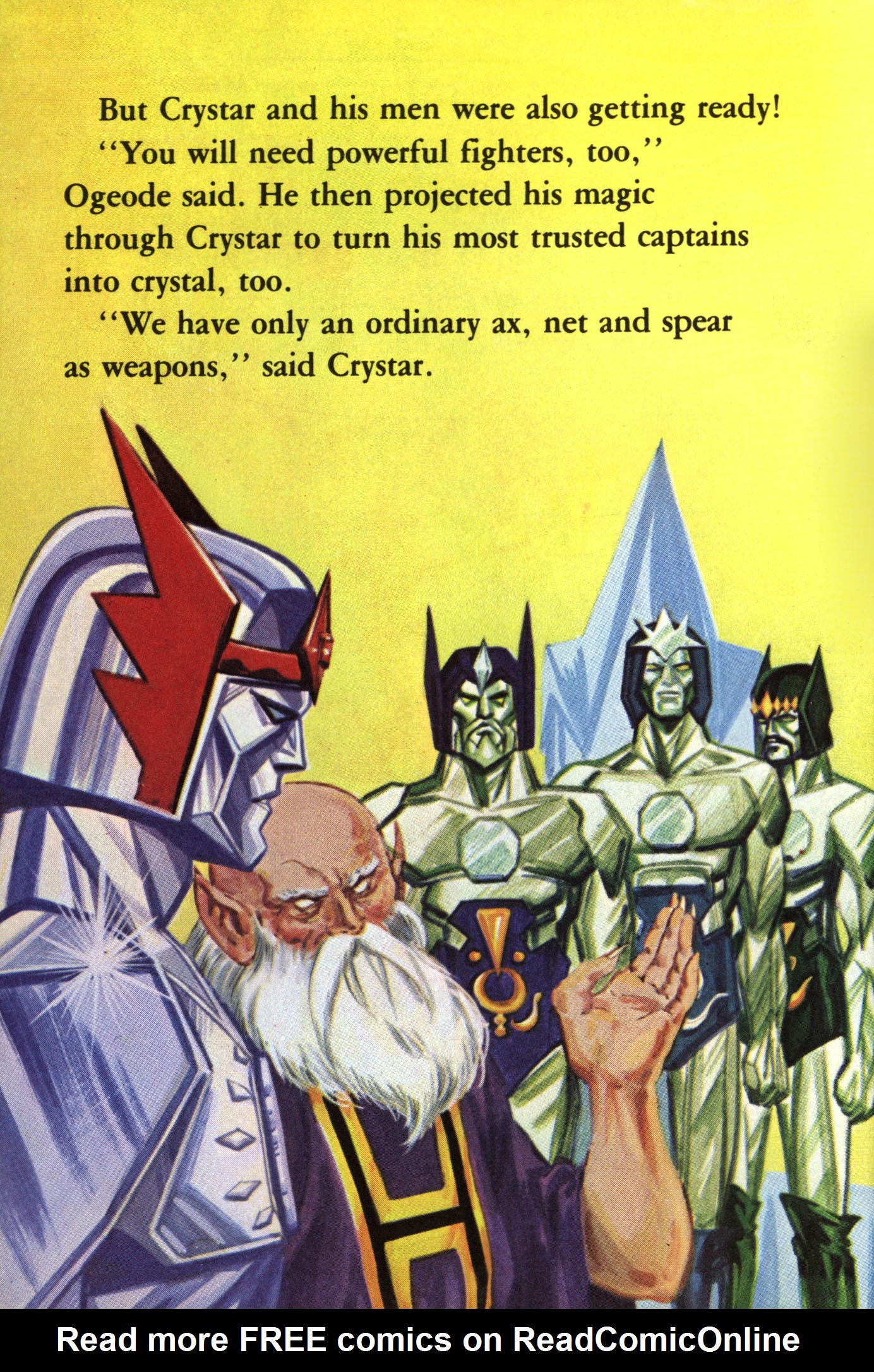 Read online Crystar Crystal Warrior: To Capture the Magic Crystal comic -  Issue # Full - 9