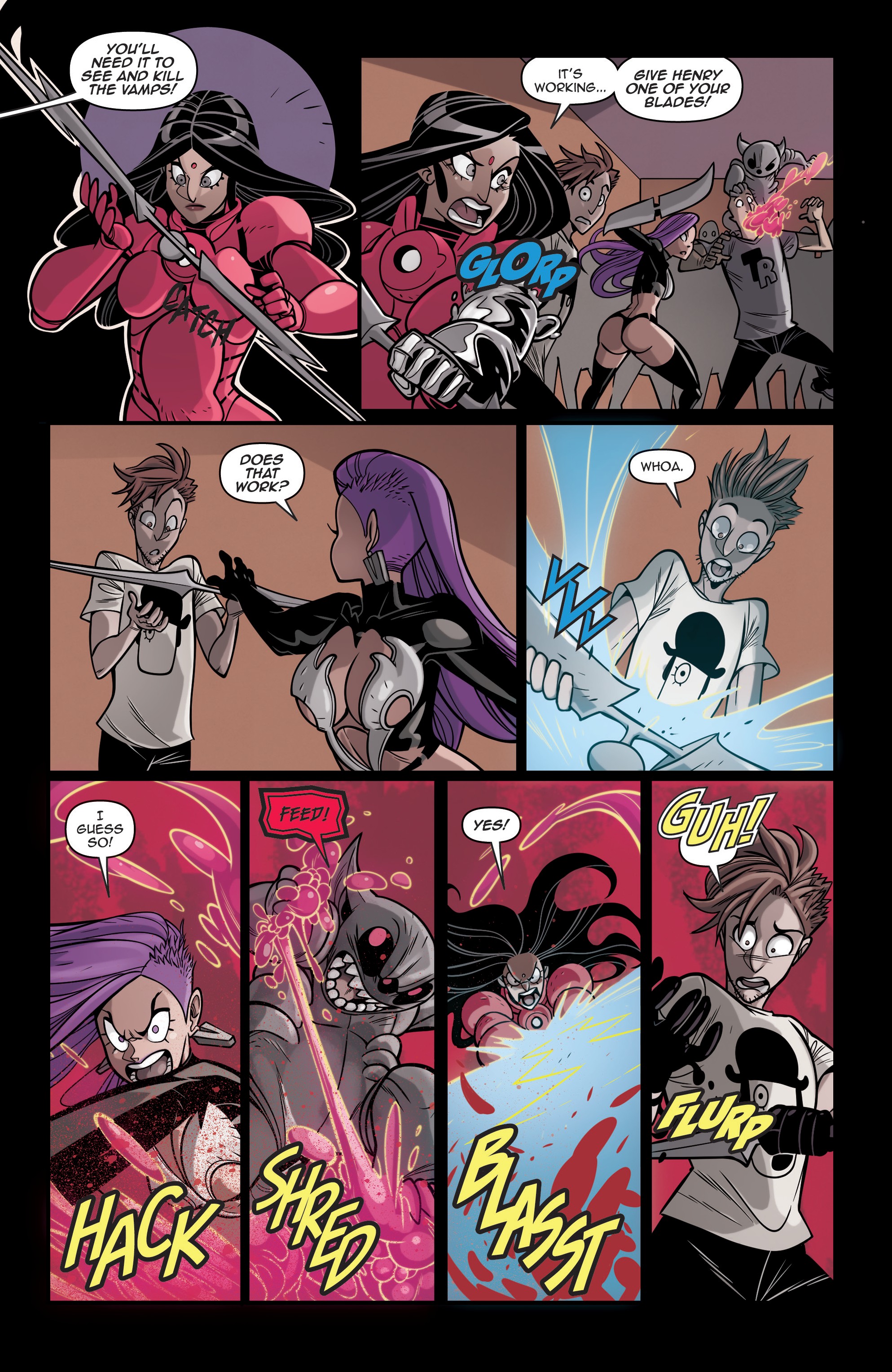 Read online Vampblade Season 3 comic -  Issue #12 - 14