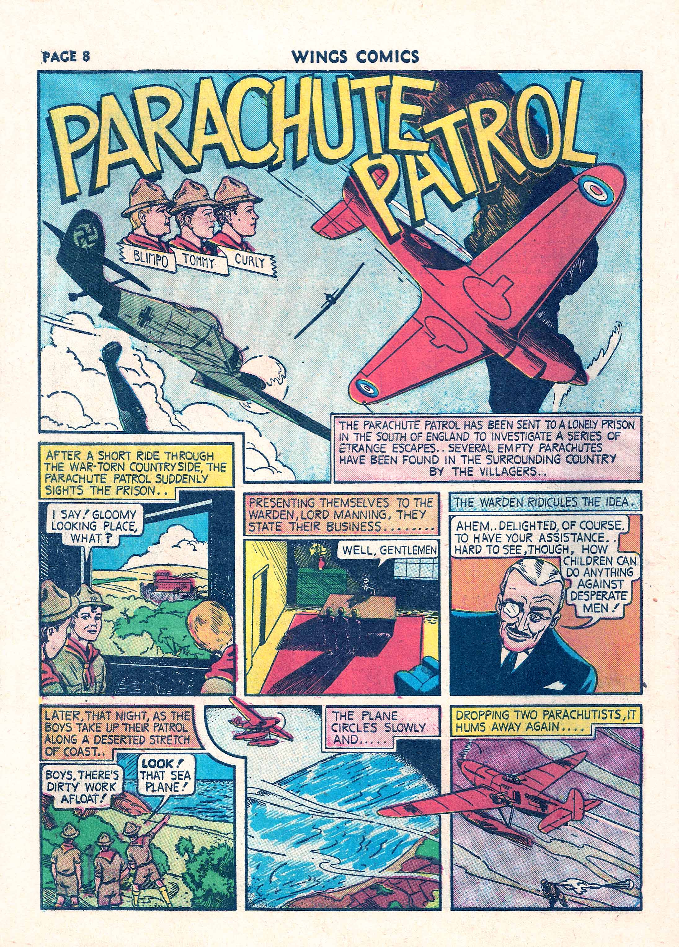 Read online Wings Comics comic -  Issue #9 - 10