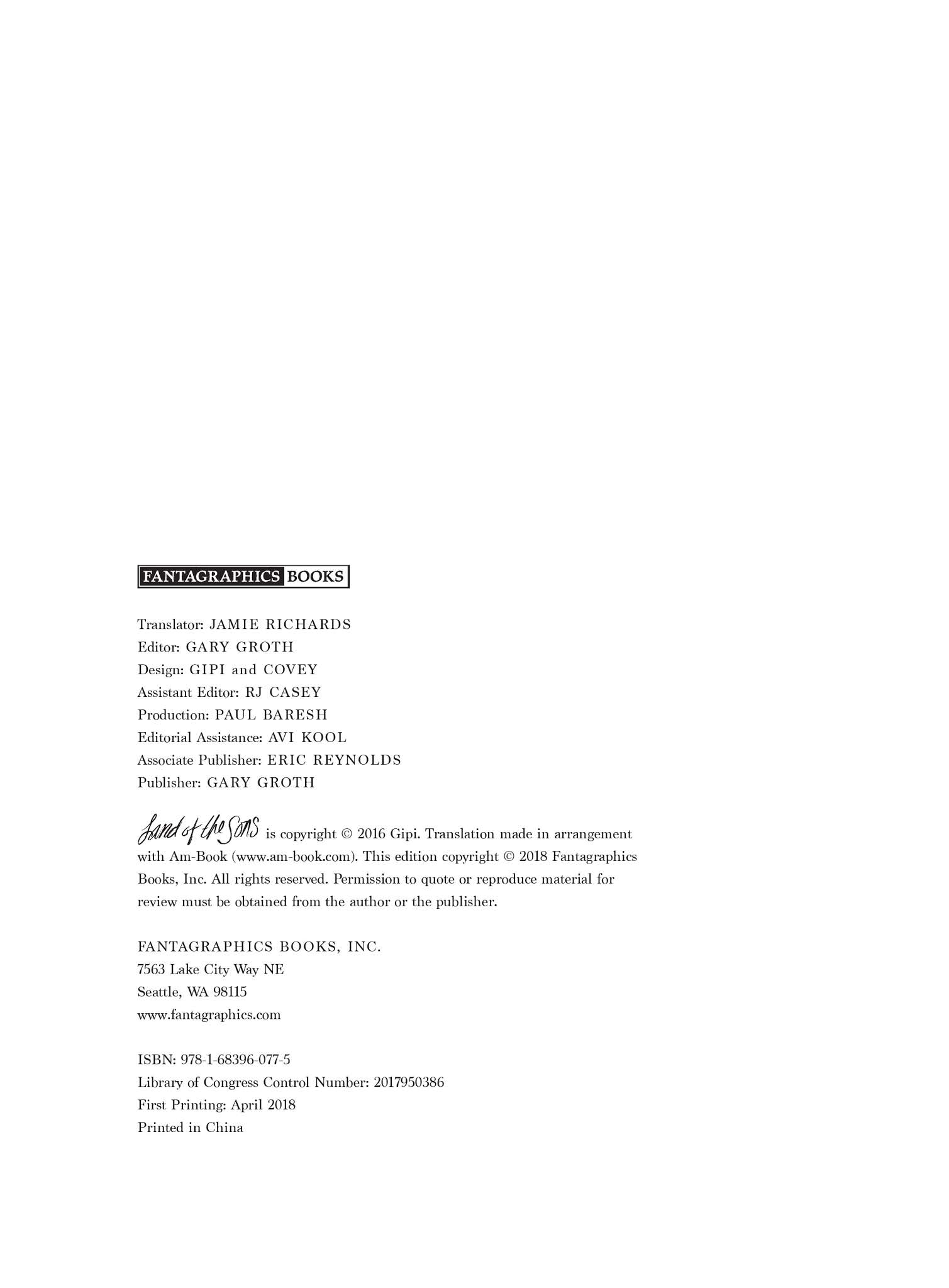 Read online Land of the Sons comic -  Issue # TPB - 281