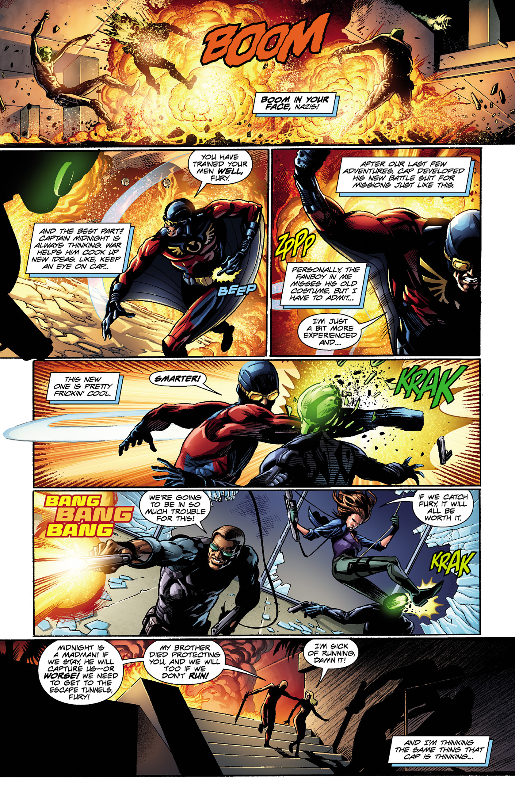 Read online Captain Midnight comic -  Issue #9 - 6