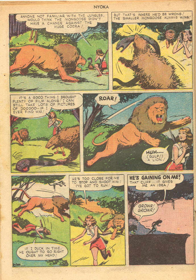 Read online Nyoka the Jungle Girl (1945) comic -  Issue #28 - 32