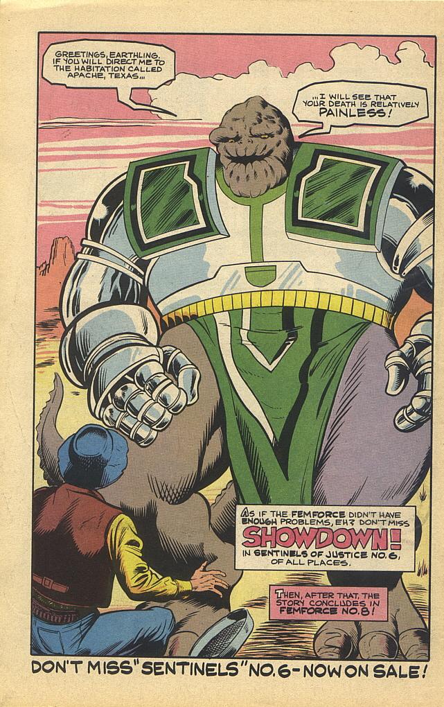 Read online Femforce comic -  Issue #7 - 26