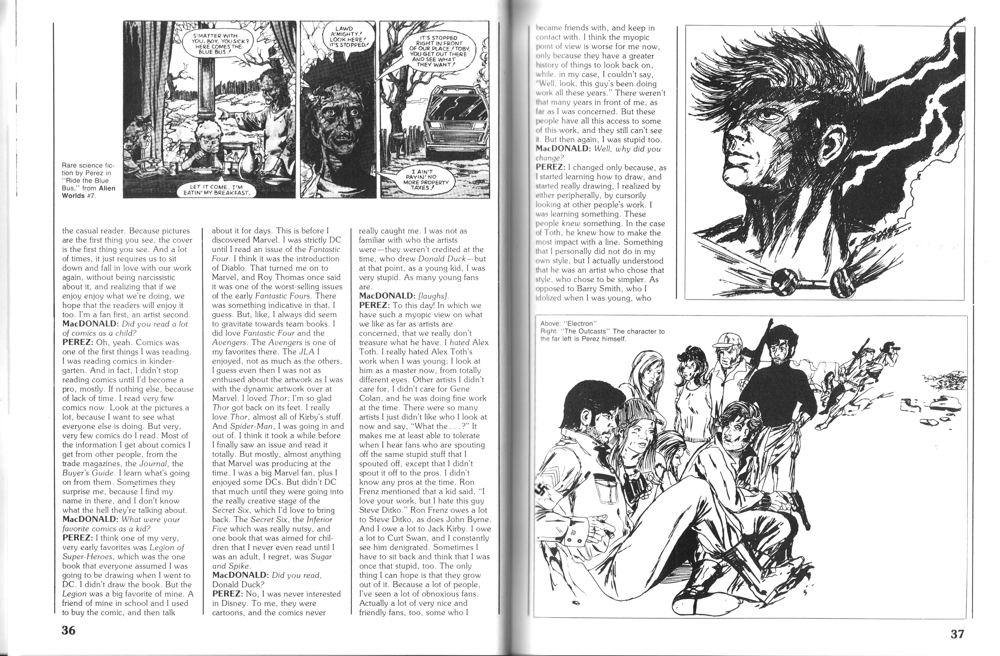 Read online Focus On George Perez comic -  Issue # Full - 19
