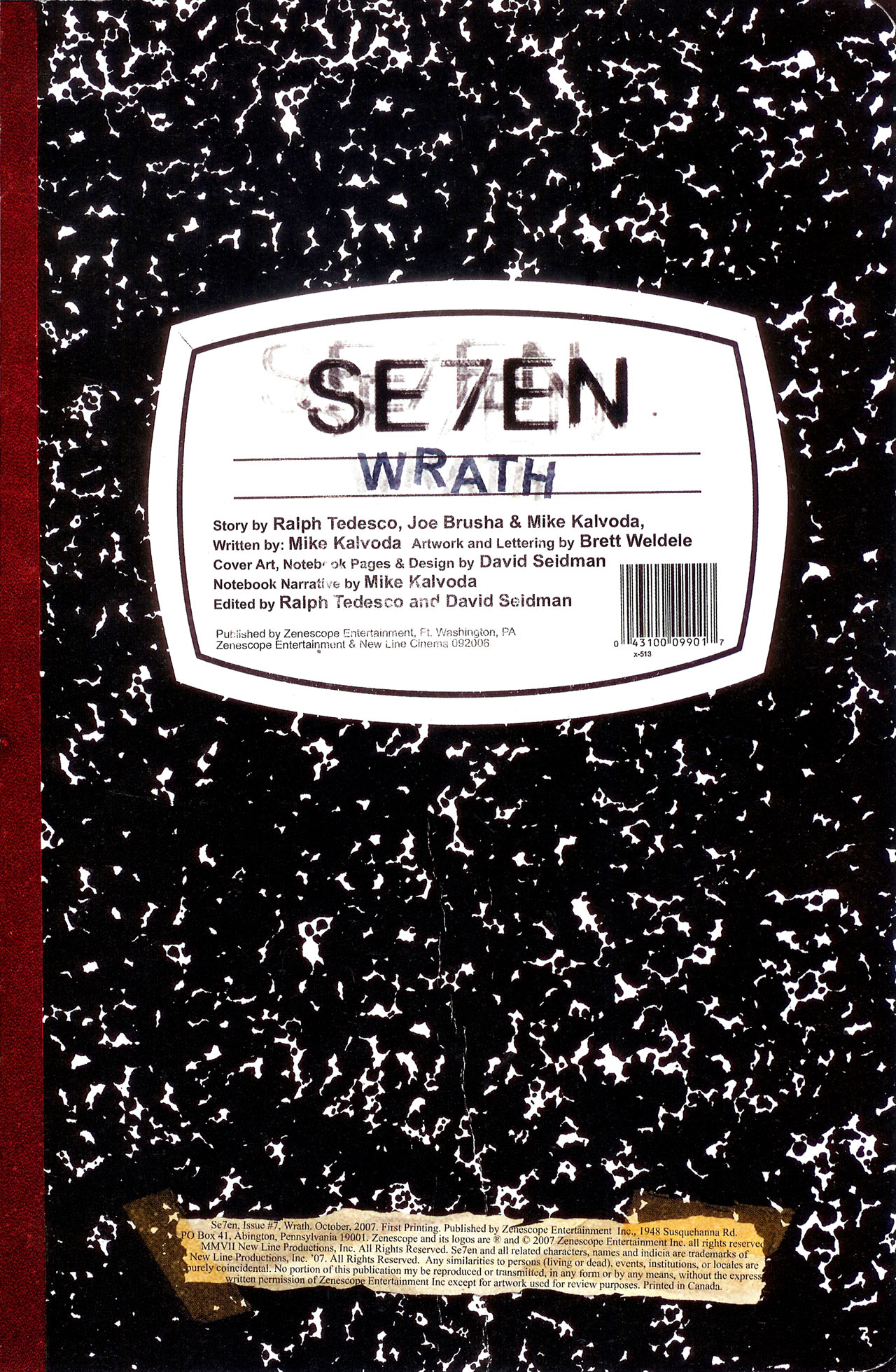 Read online Se7en comic -  Issue #7 - 3