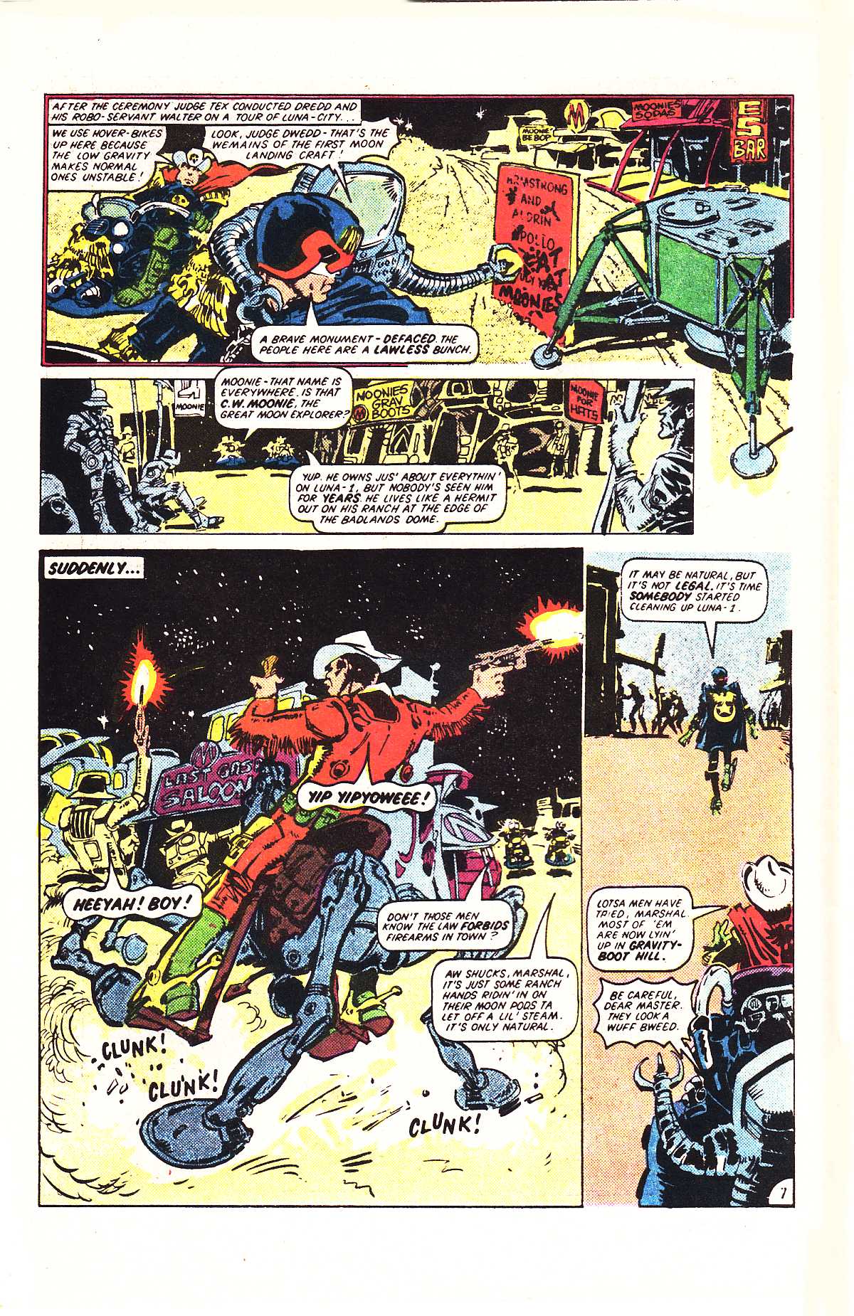 Read online Judge Dredd: The Early Cases comic -  Issue #5 - 10