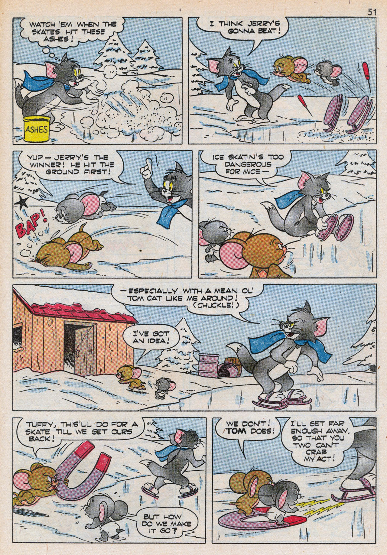 Read online M.G.M.'s Tom and Jerry's Winter Fun comic -  Issue #3 - 54