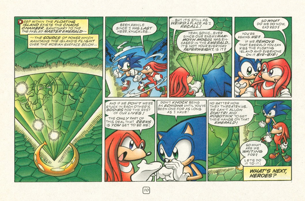 Read online Sonic Super Special comic -  Issue #12 - Sonic and Knuckles visa versa - 13