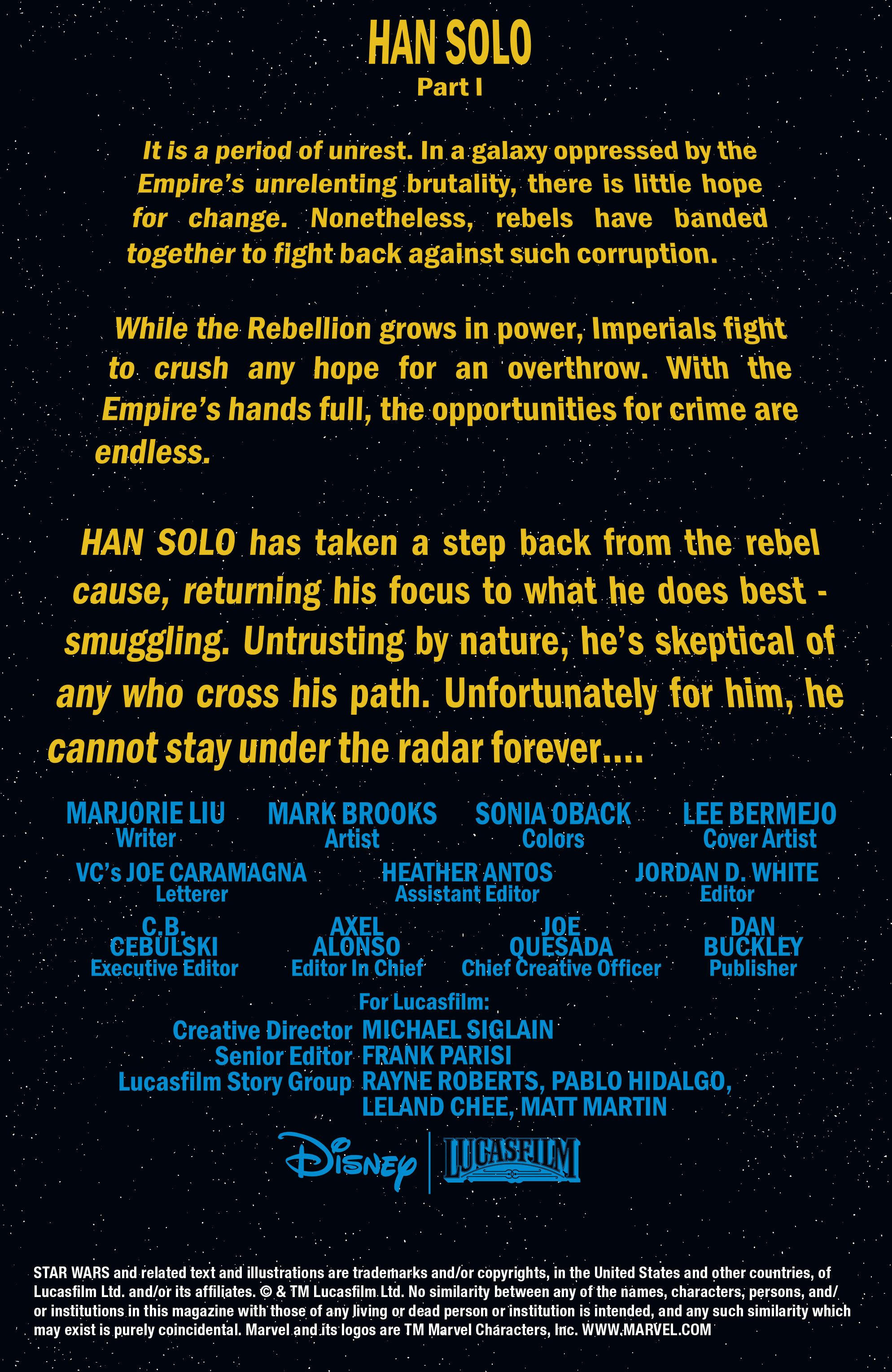 Read online Han Solo comic -  Issue #1 - 2