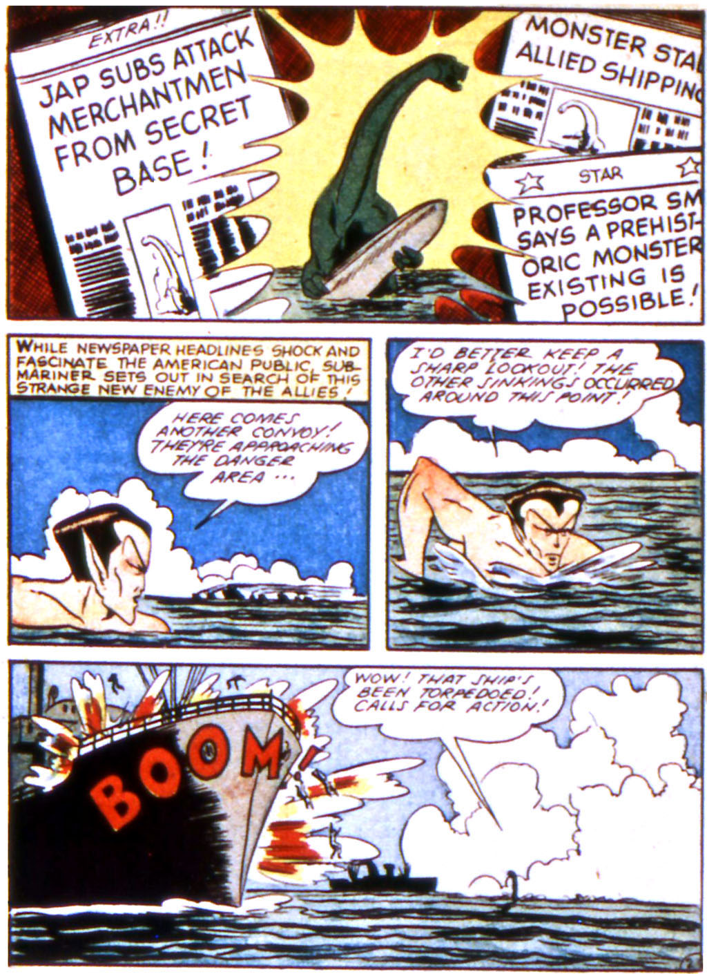 Read online Sub-Mariner Comics comic -  Issue #12 - 16