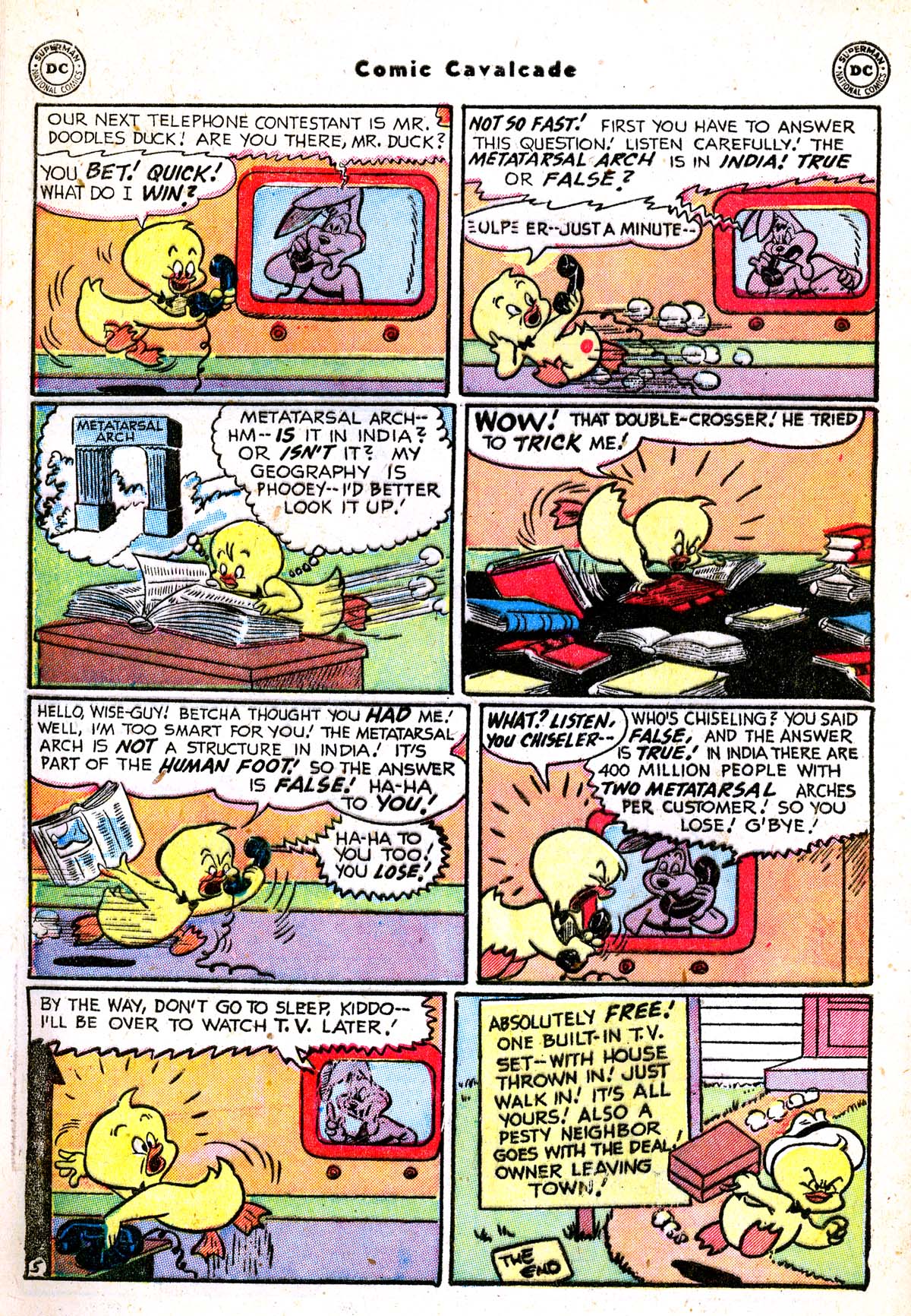 Read online Comic Cavalcade comic -  Issue #48 - 54