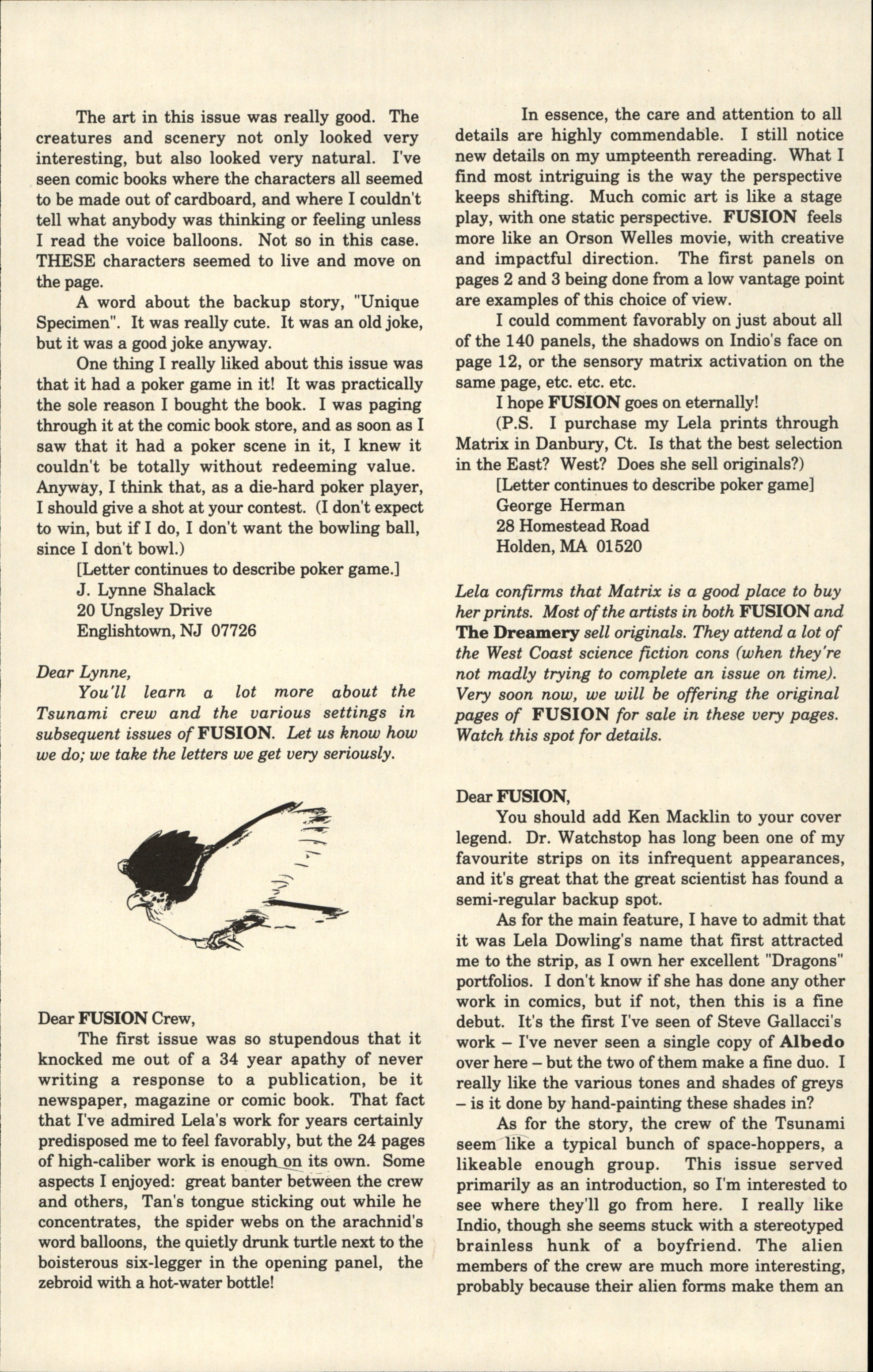 Read online Fusion (1987) comic -  Issue #3 - 26