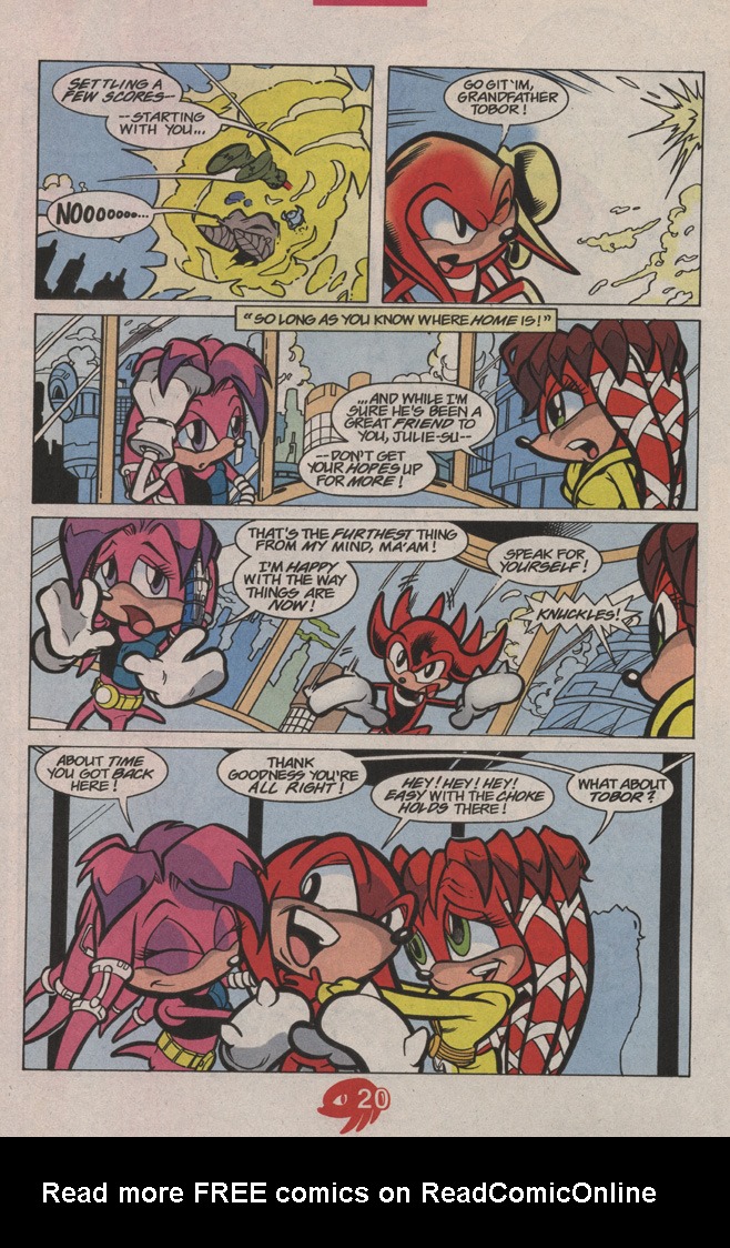 Read online Knuckles the Echidna comic -  Issue #18 - 28