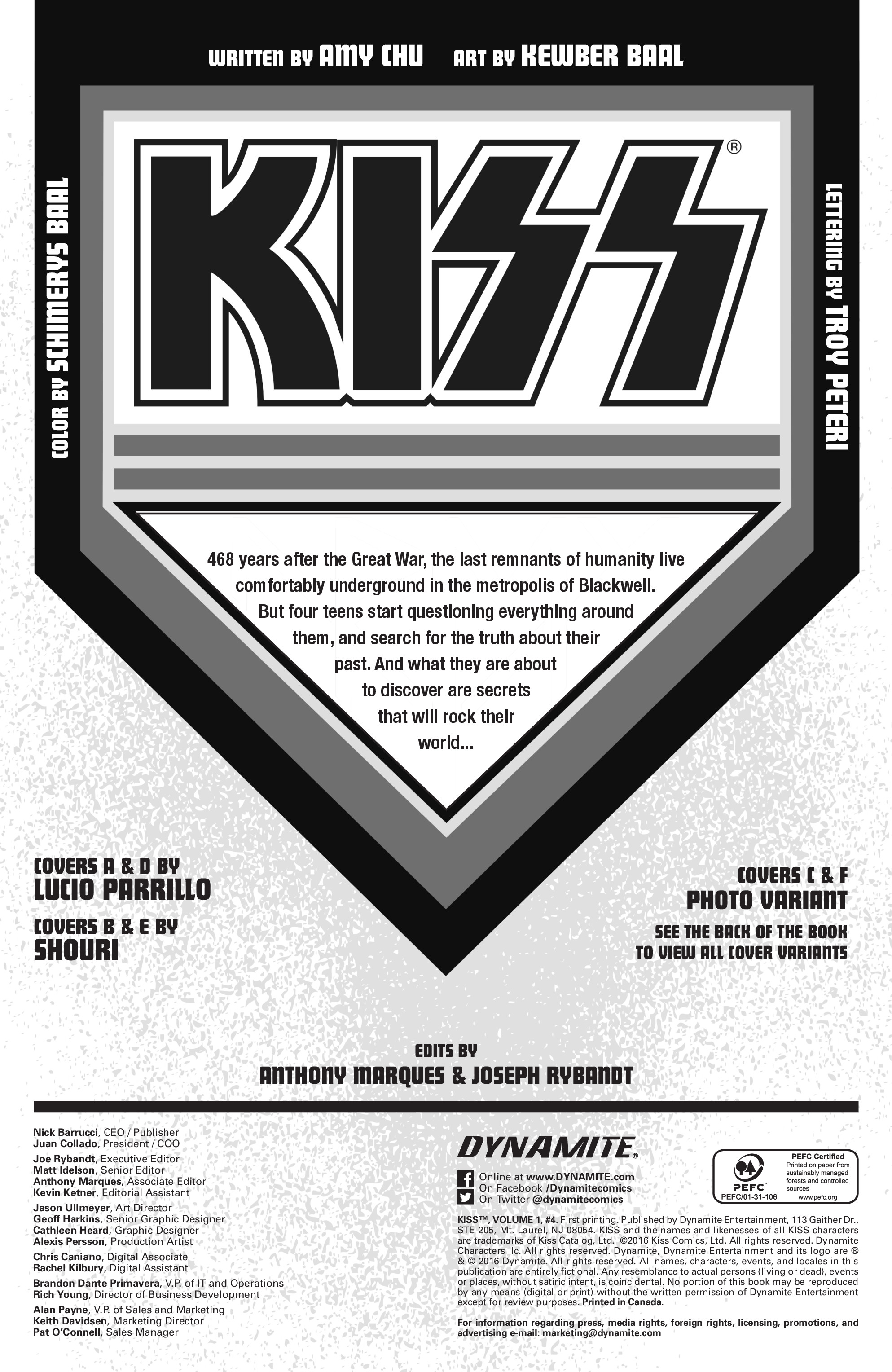 Read online KISS comic -  Issue #4 - 4