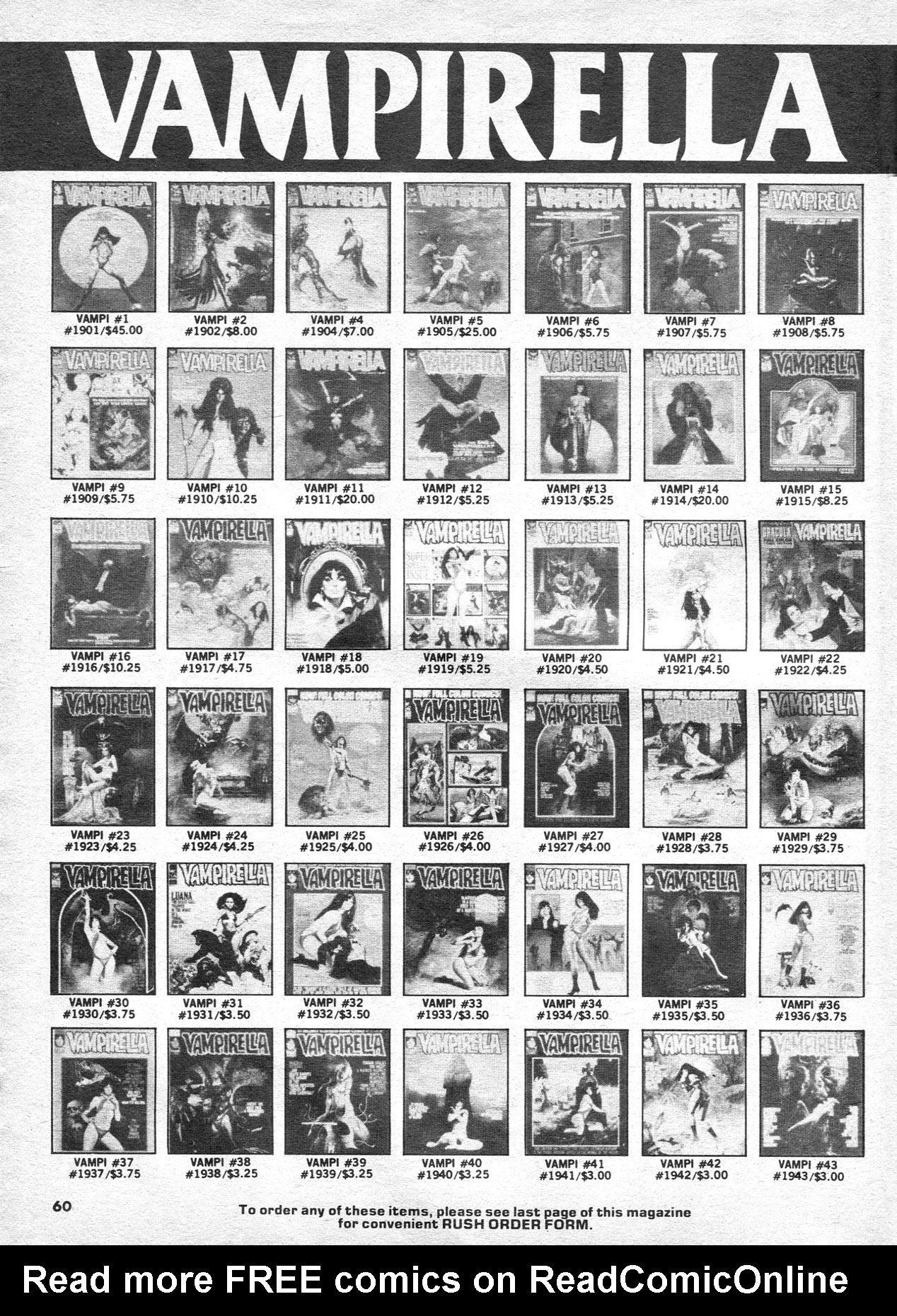 Read online Vampirella (1969) comic -  Issue #74 - 60