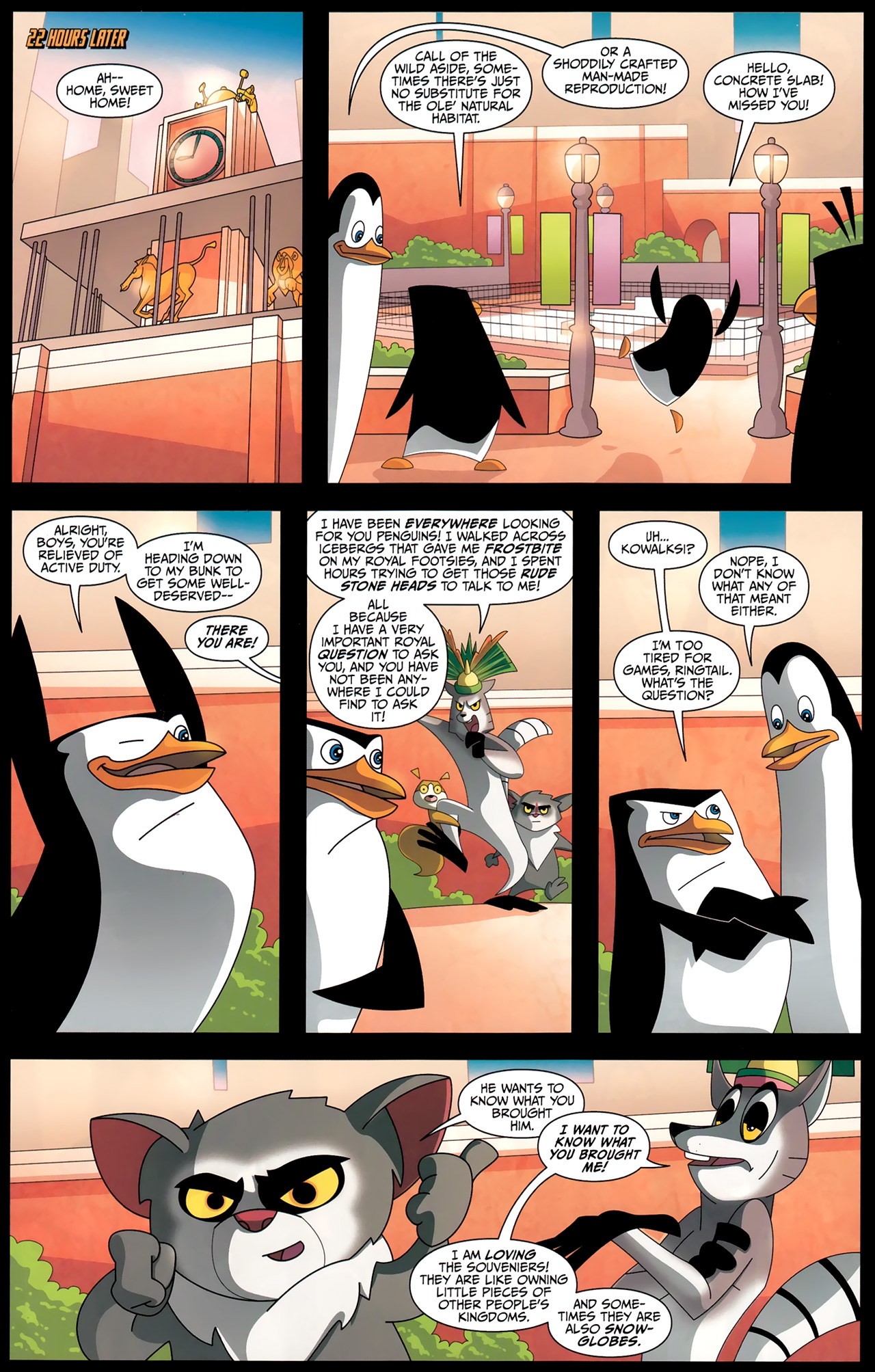 Read online Penguins of Madagascar comic -  Issue #4 - 20