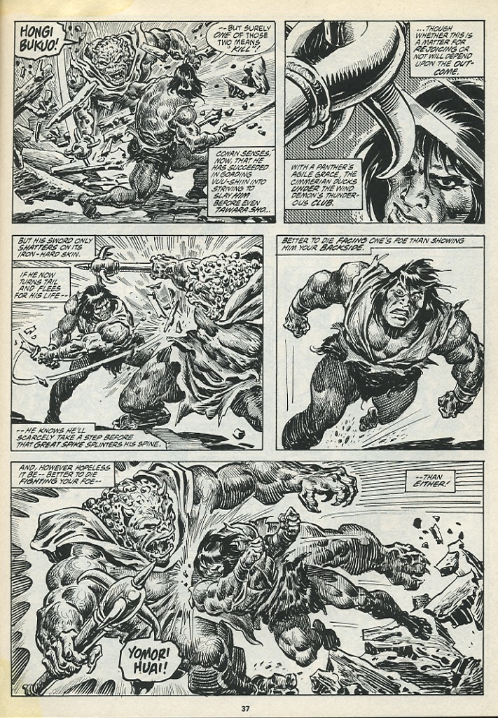 Read online The Savage Sword Of Conan comic -  Issue #195 - 39