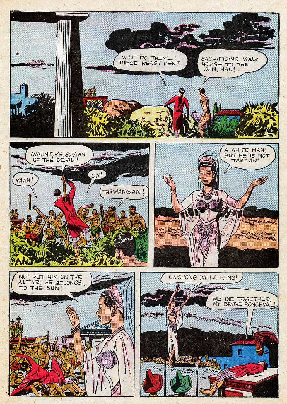 Read online Tarzan (1948) comic -  Issue #13 - 15