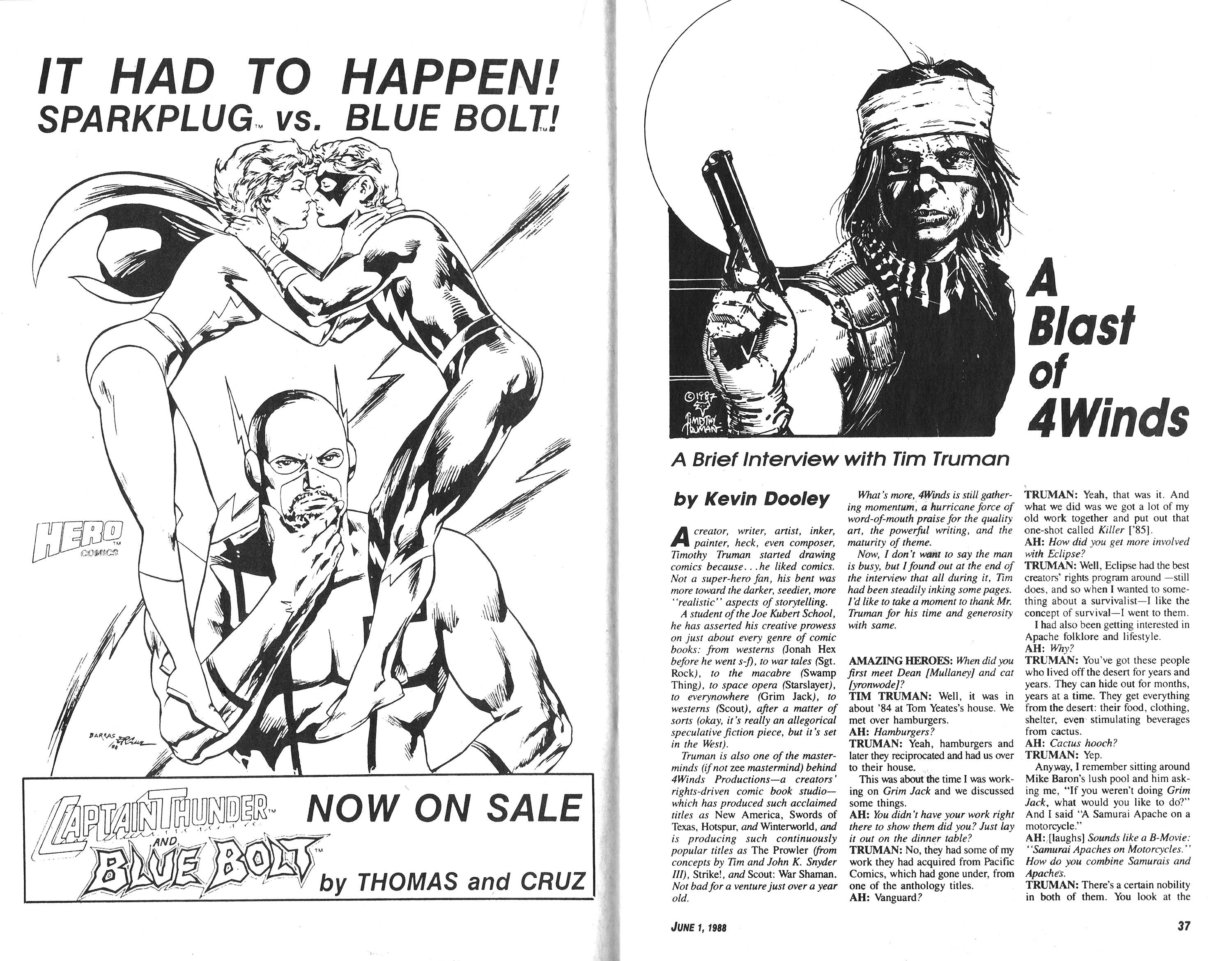 Read online Amazing Heroes comic -  Issue #142 - 19