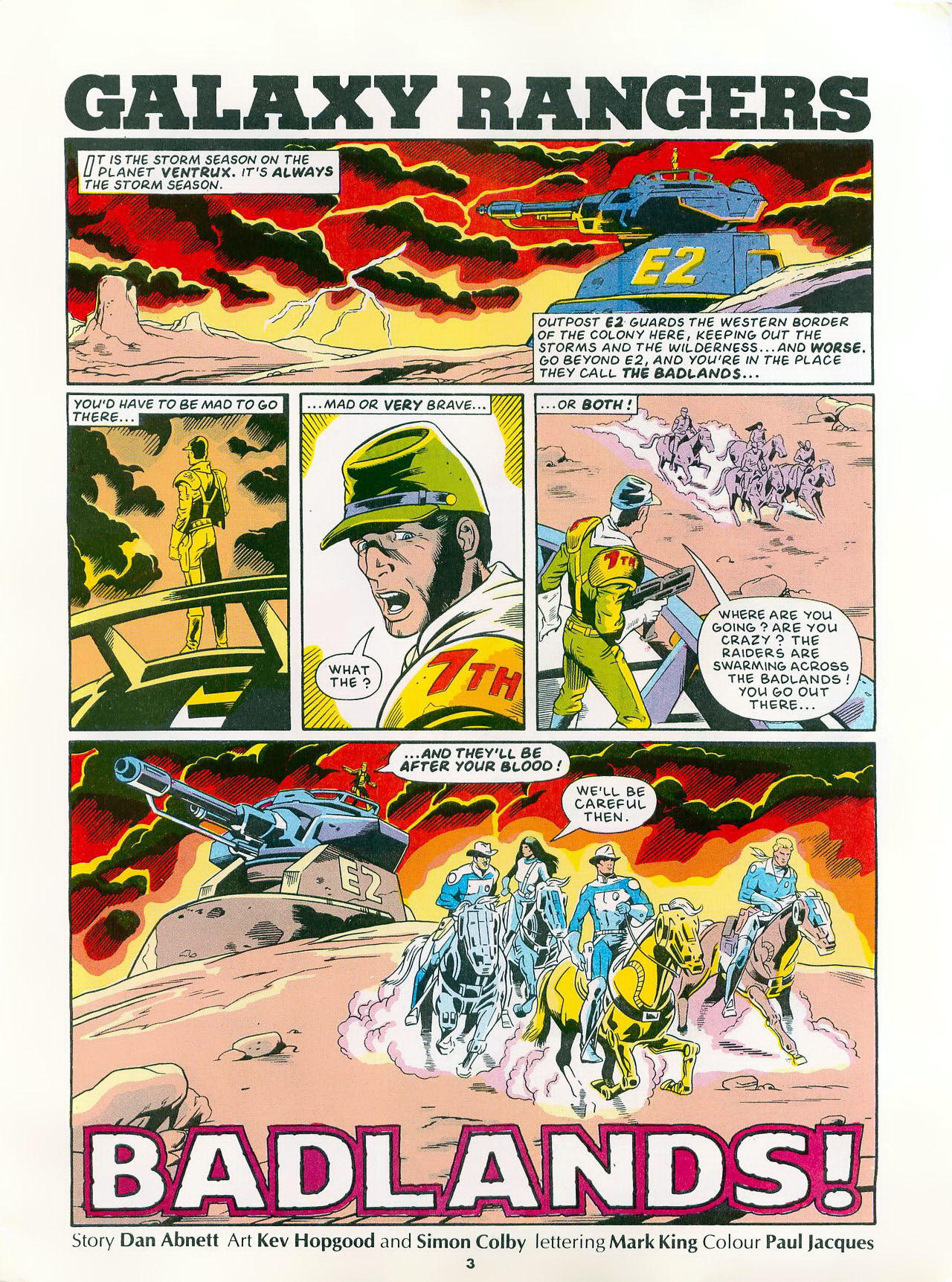 Read online Adventures of the Galaxy Rangers comic -  Issue #3 - 3