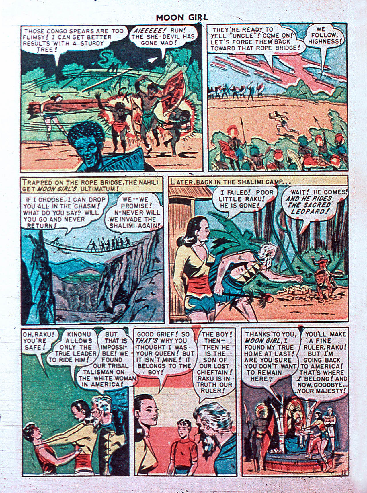 Read online Moon Girl (1947) comic -  Issue #2 - 14