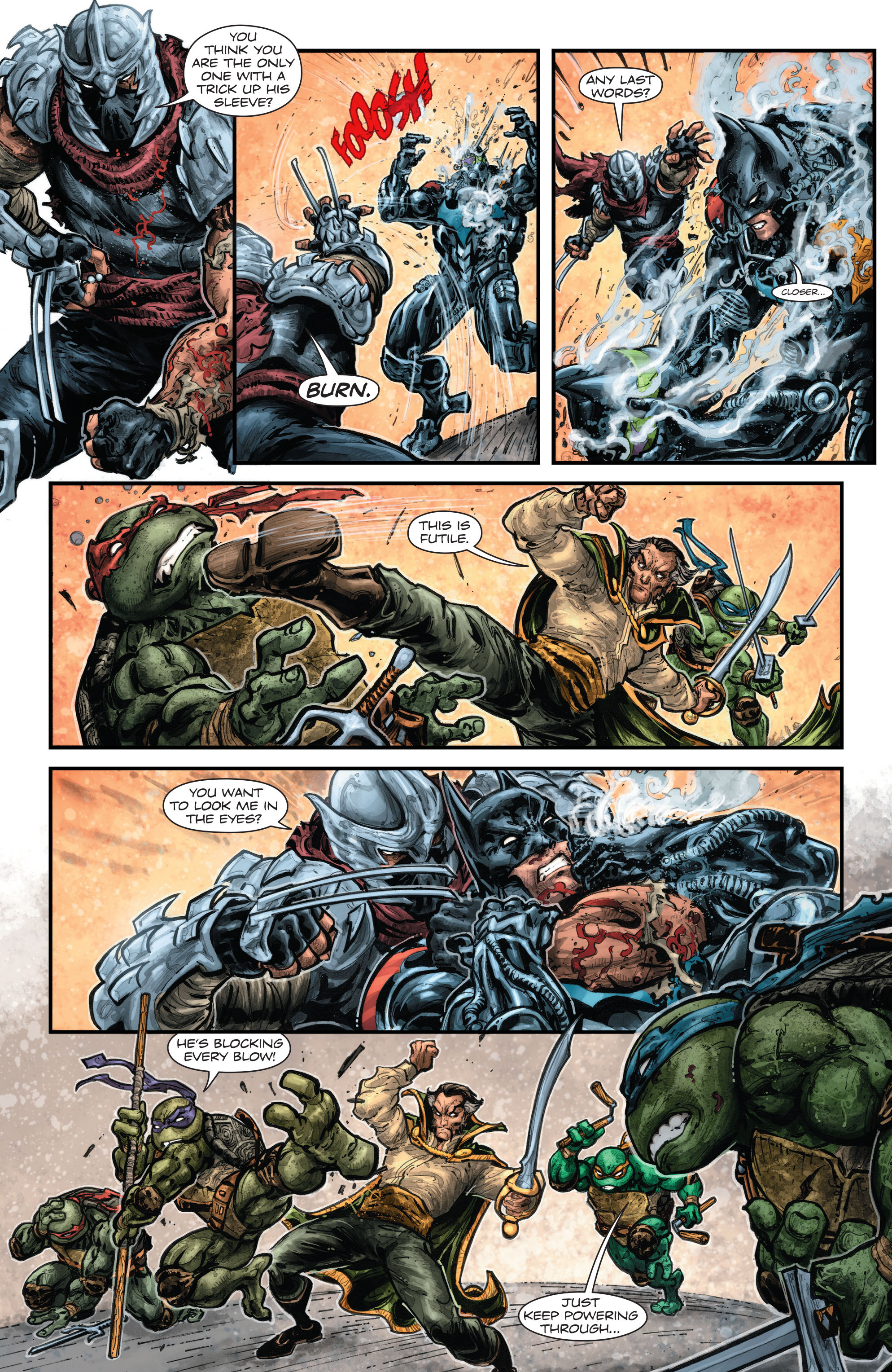 Read online Batman/Teenage Mutant Ninja Turtles comic -  Issue #6 - 15